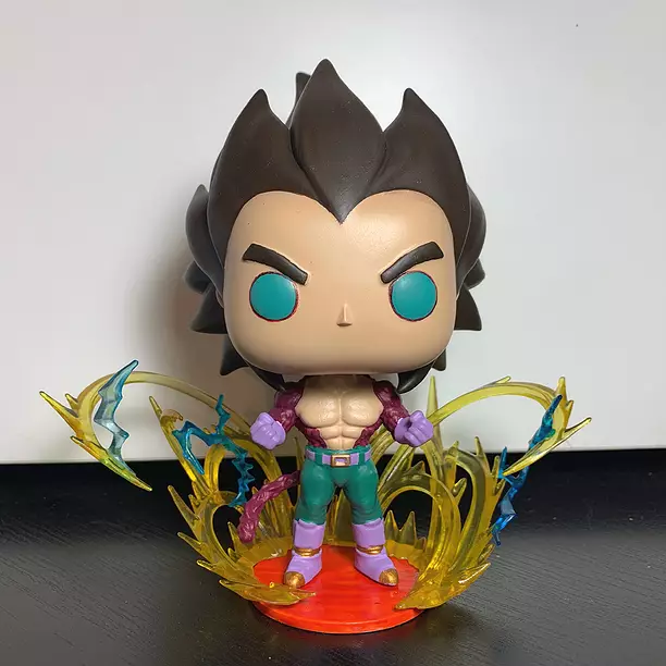 Super Sayan 4 Vegeta Custom Funko Pop 3D STL Model