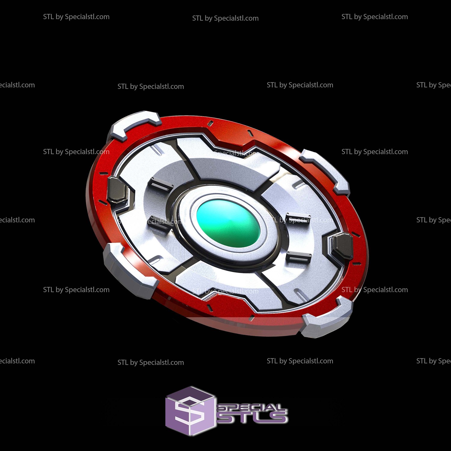 Cosplay STL Files Captain America Shield Marvel Rivals 3D Model — view 2