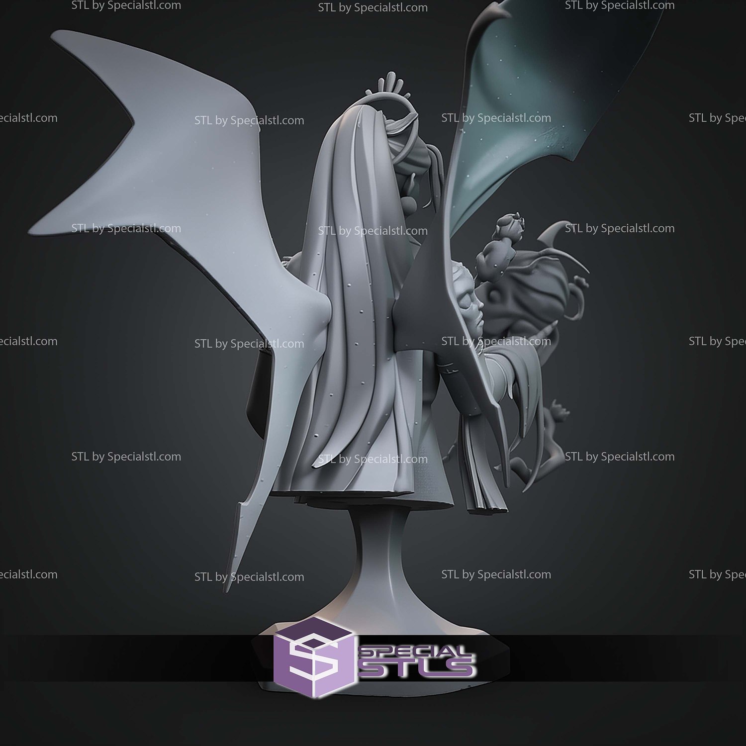 Chaos Hades 2 Bust 166mm STL Files 3D Model — view 3