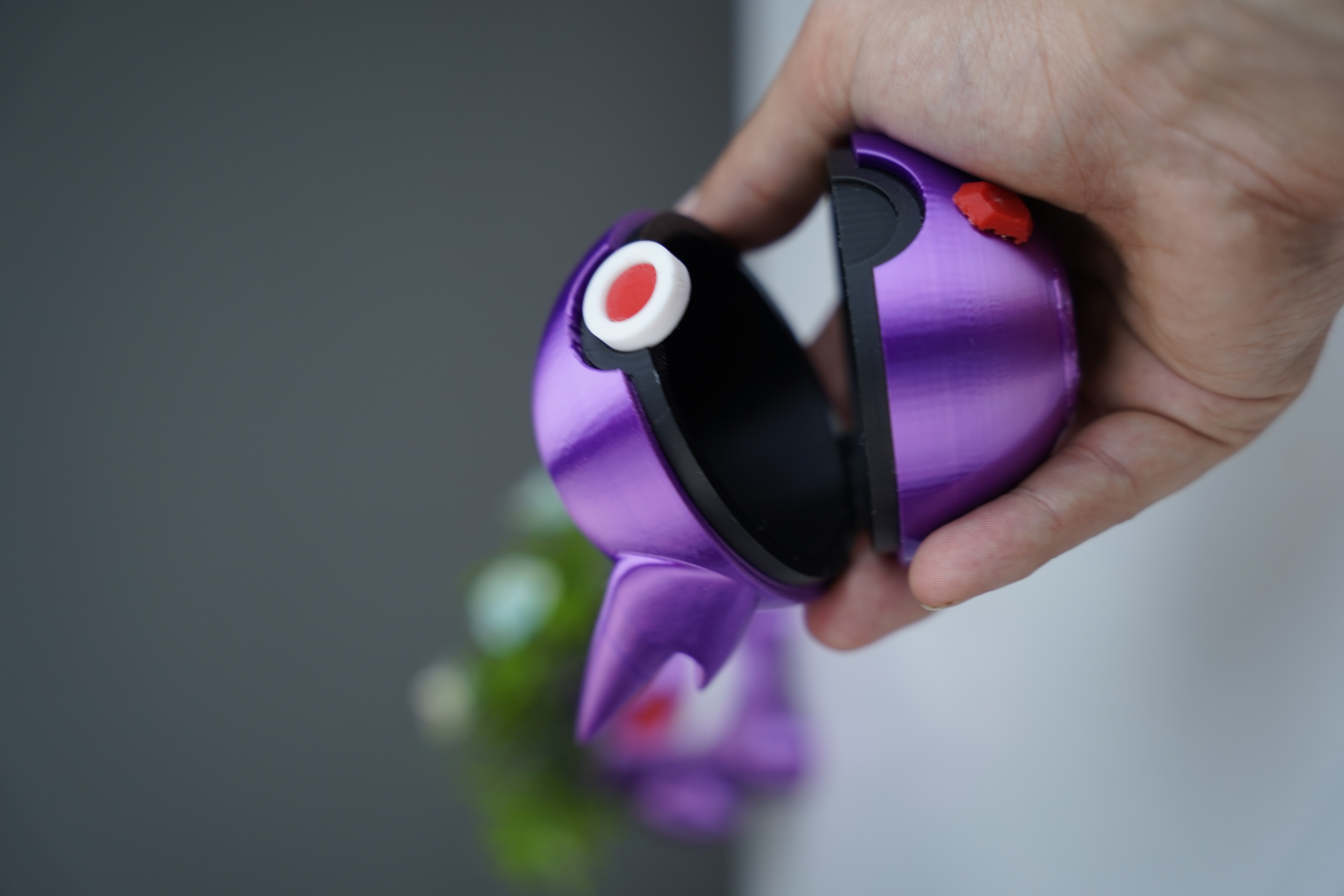 Hinged Sableye Pokeball 3D STL Model