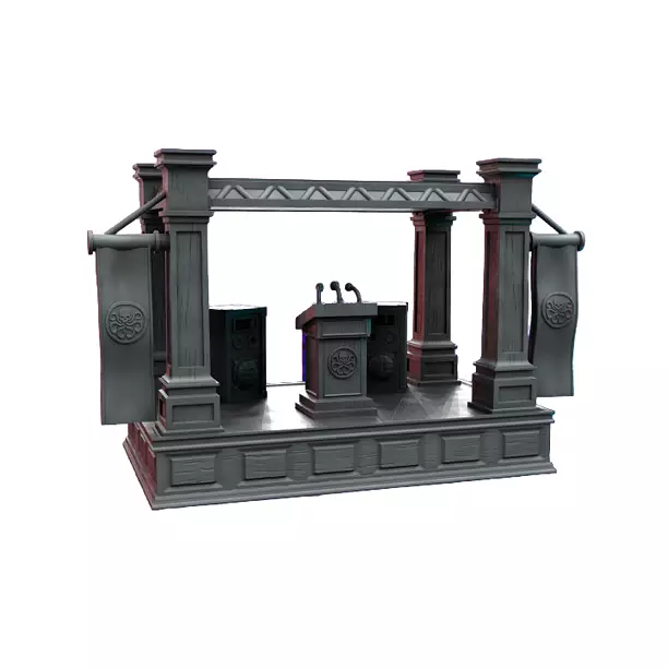 Grandstand IX - Scale Tabletop Model 3D STL Model