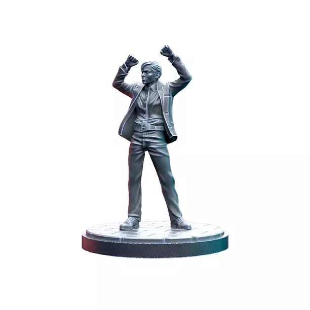 Bully Magee VII - Resin Miniature Figurine 3D STL Model