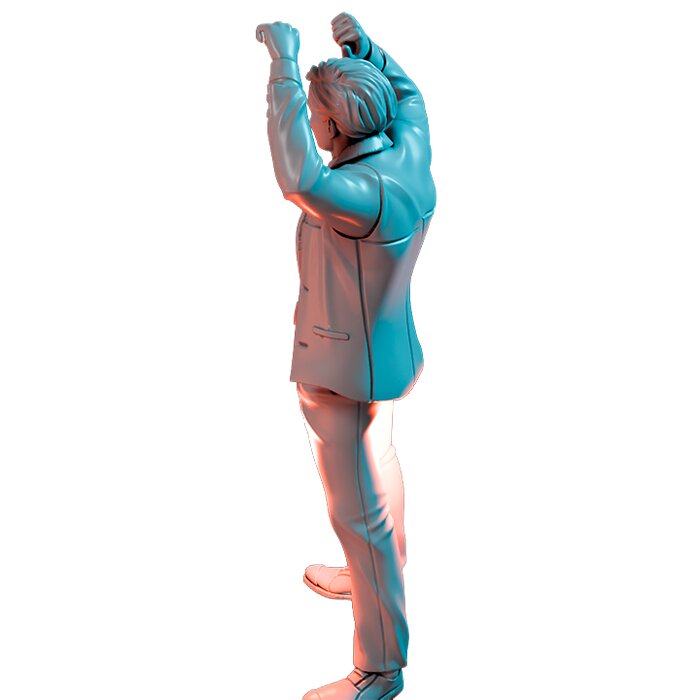 Bully Magee VII - Resin Miniature Figurine 3D STL Model — view 5