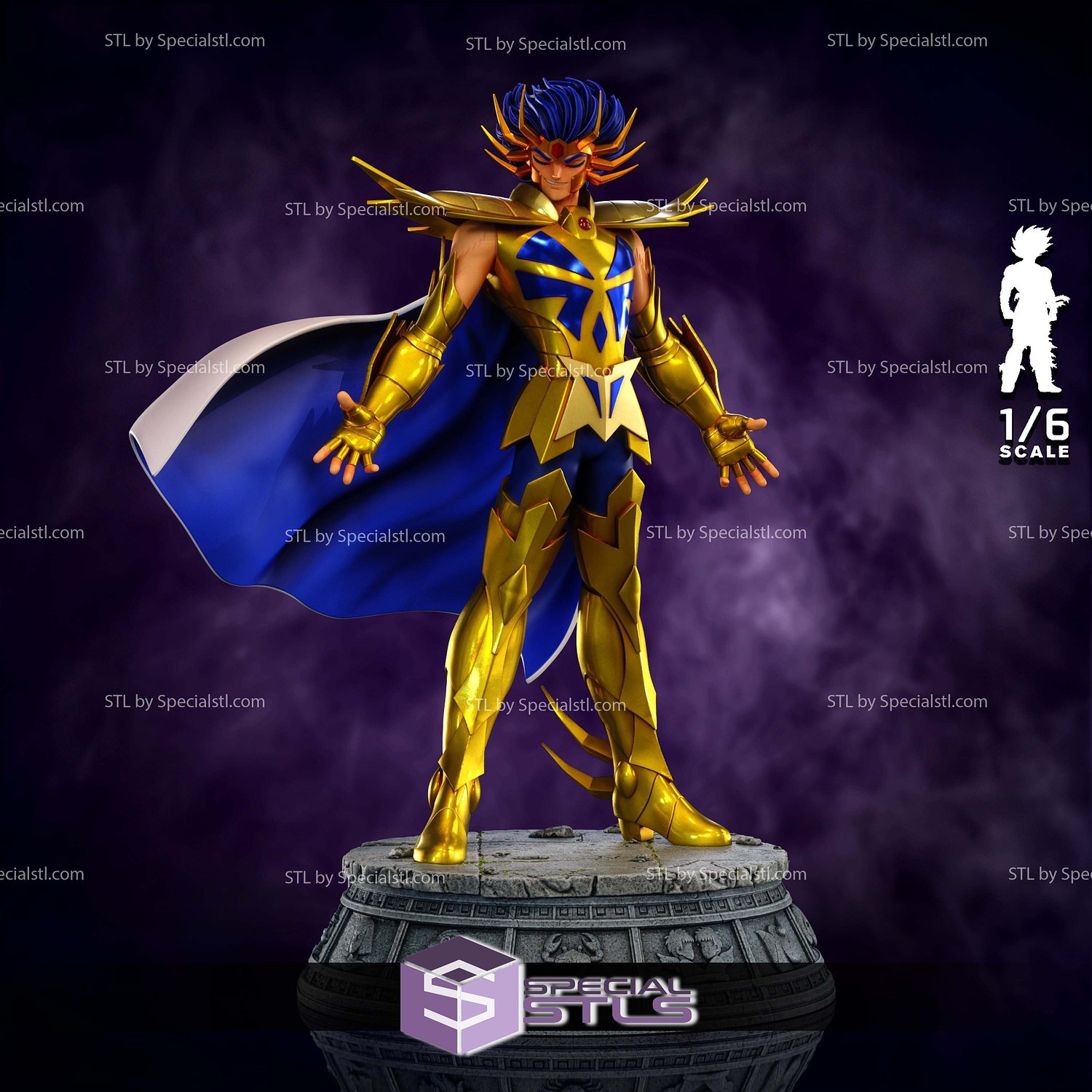 Deathmask of Cancer 1-6 STL Files 3D Model — view 2