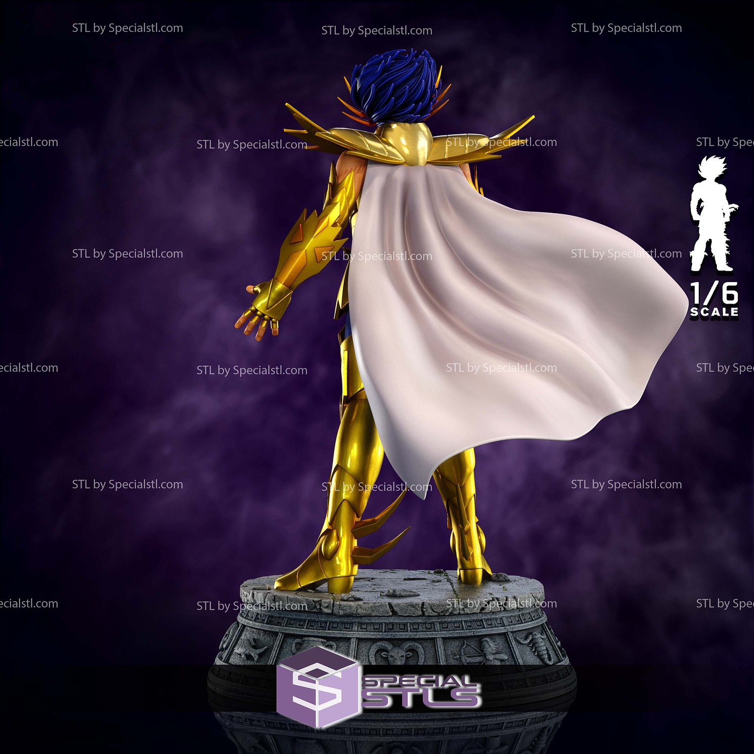 Deathmask of Cancer 1-6 STL Files 3D Model — view 3