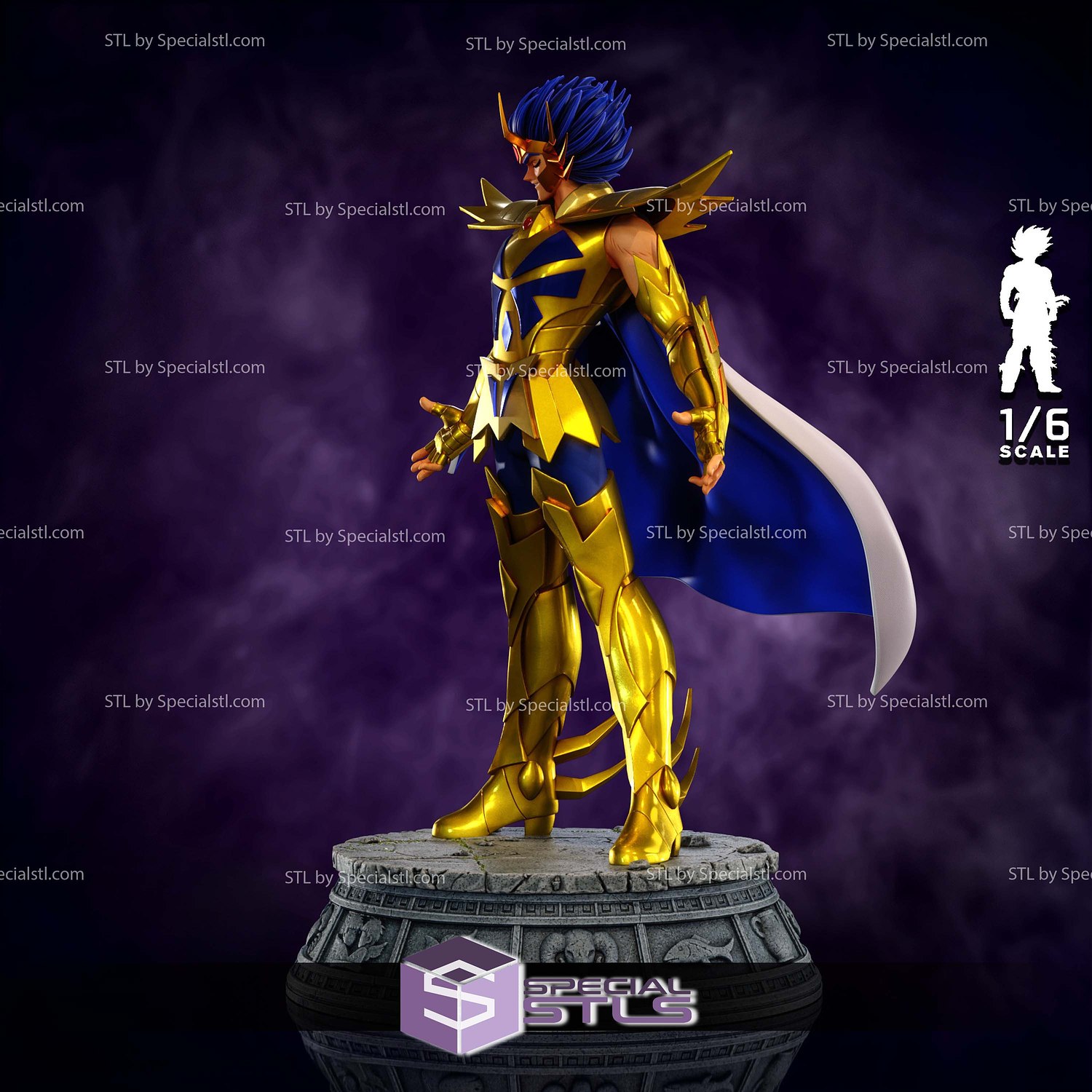 Deathmask of Cancer 1-6 STL Files 3D Model — view 4