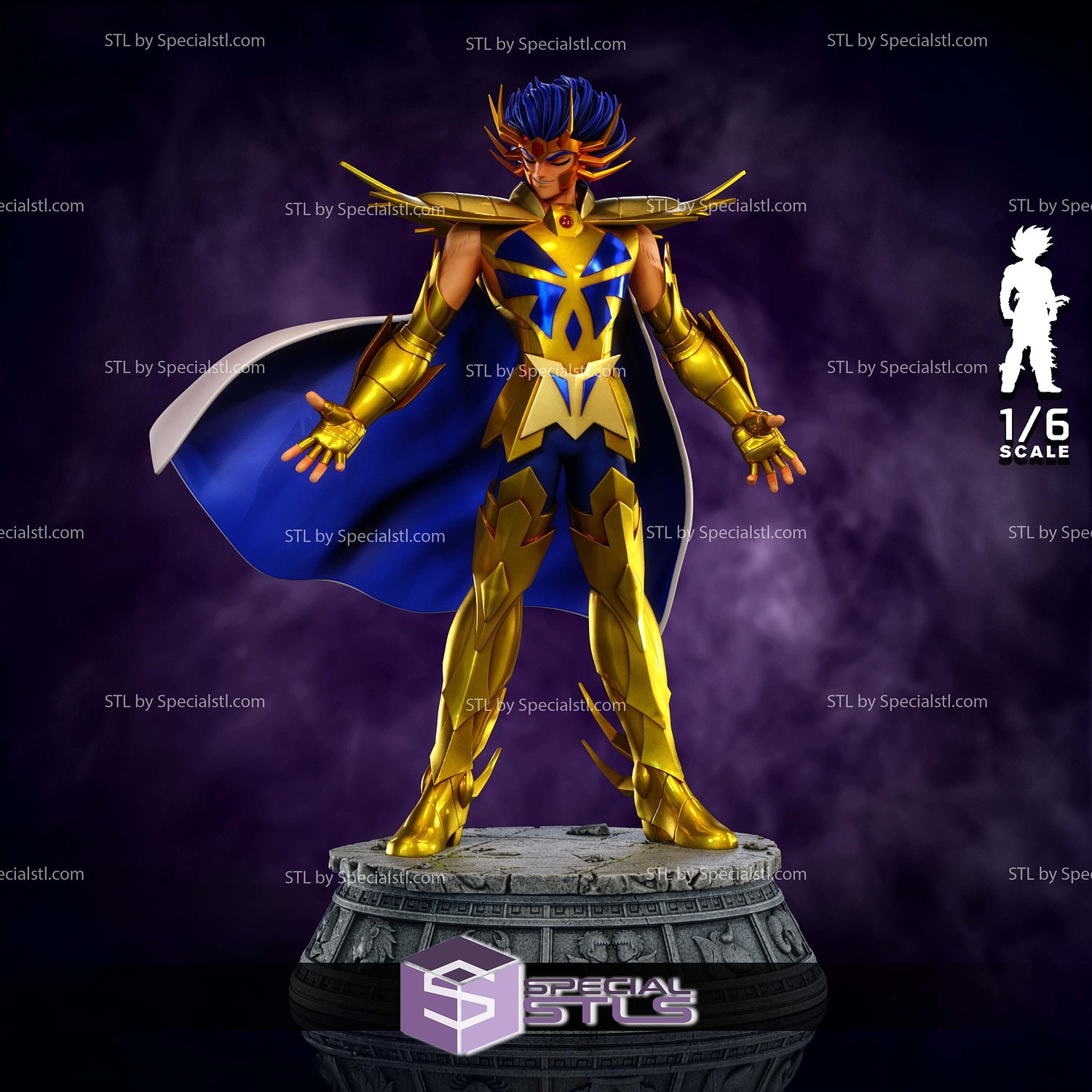 Deathmask of Cancer 1-6 STL Files 3D Model — view 5