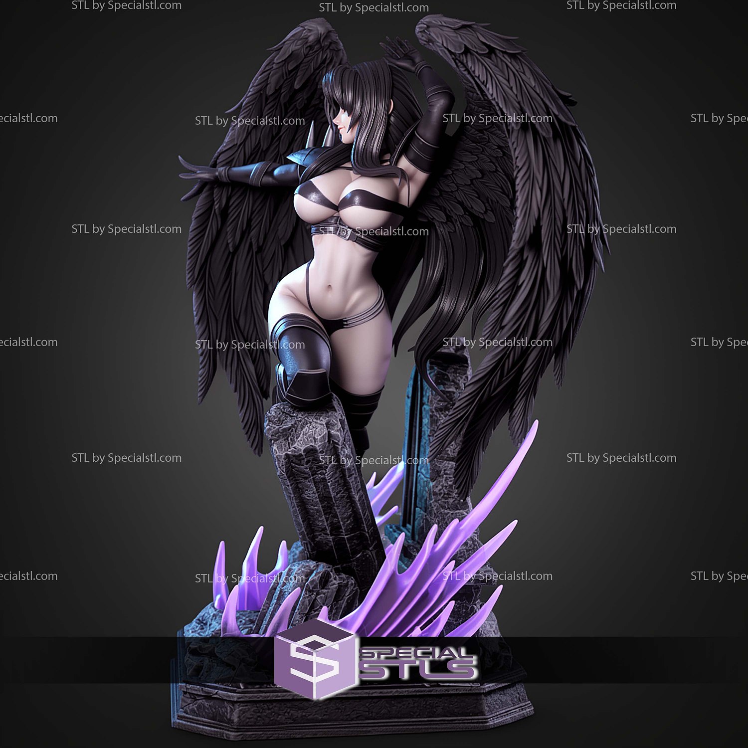 Raynare High School Dxd 1 6 STL Files 3D Model — view 3