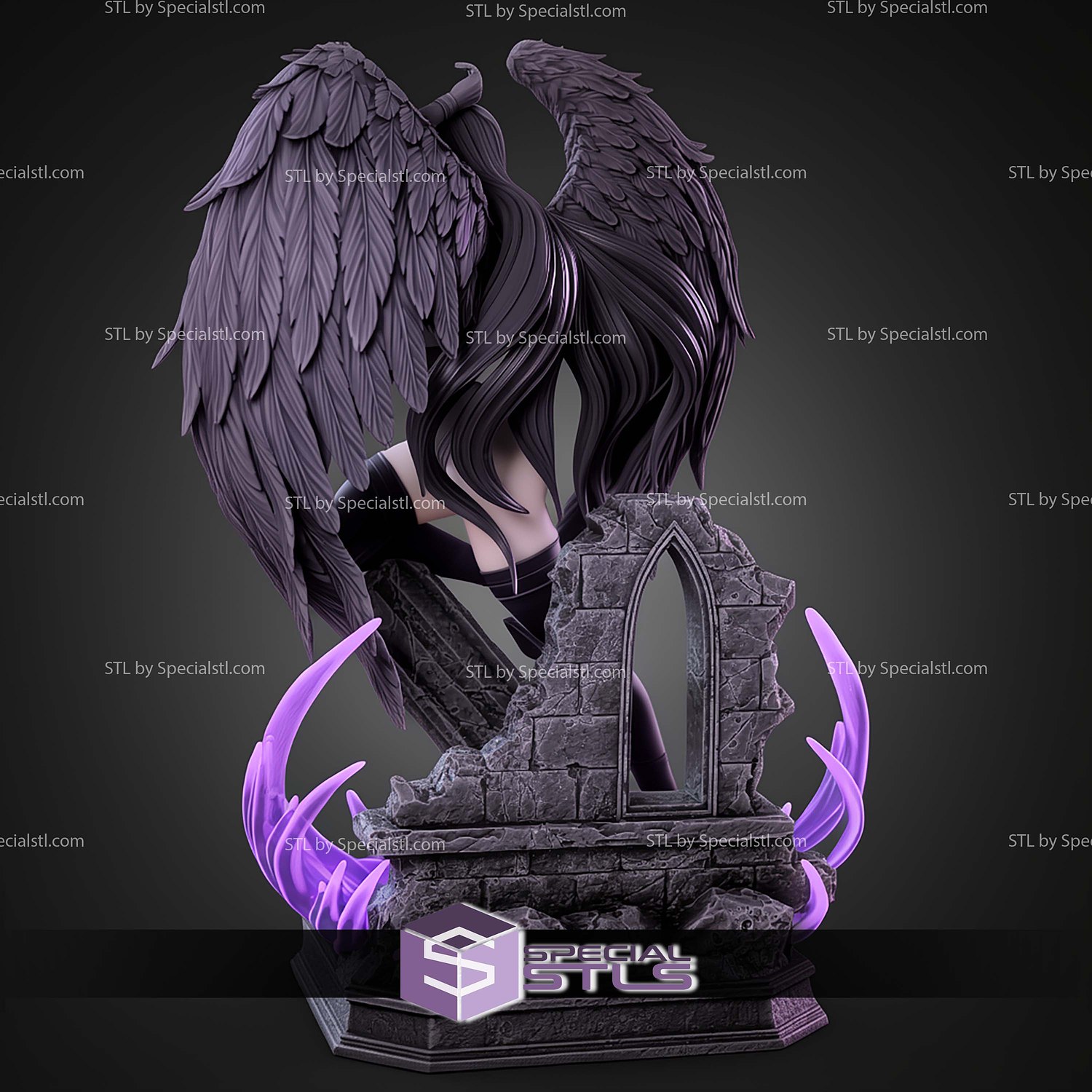 Raynare High School Dxd 1 6 STL Files 3D Model — view 4
