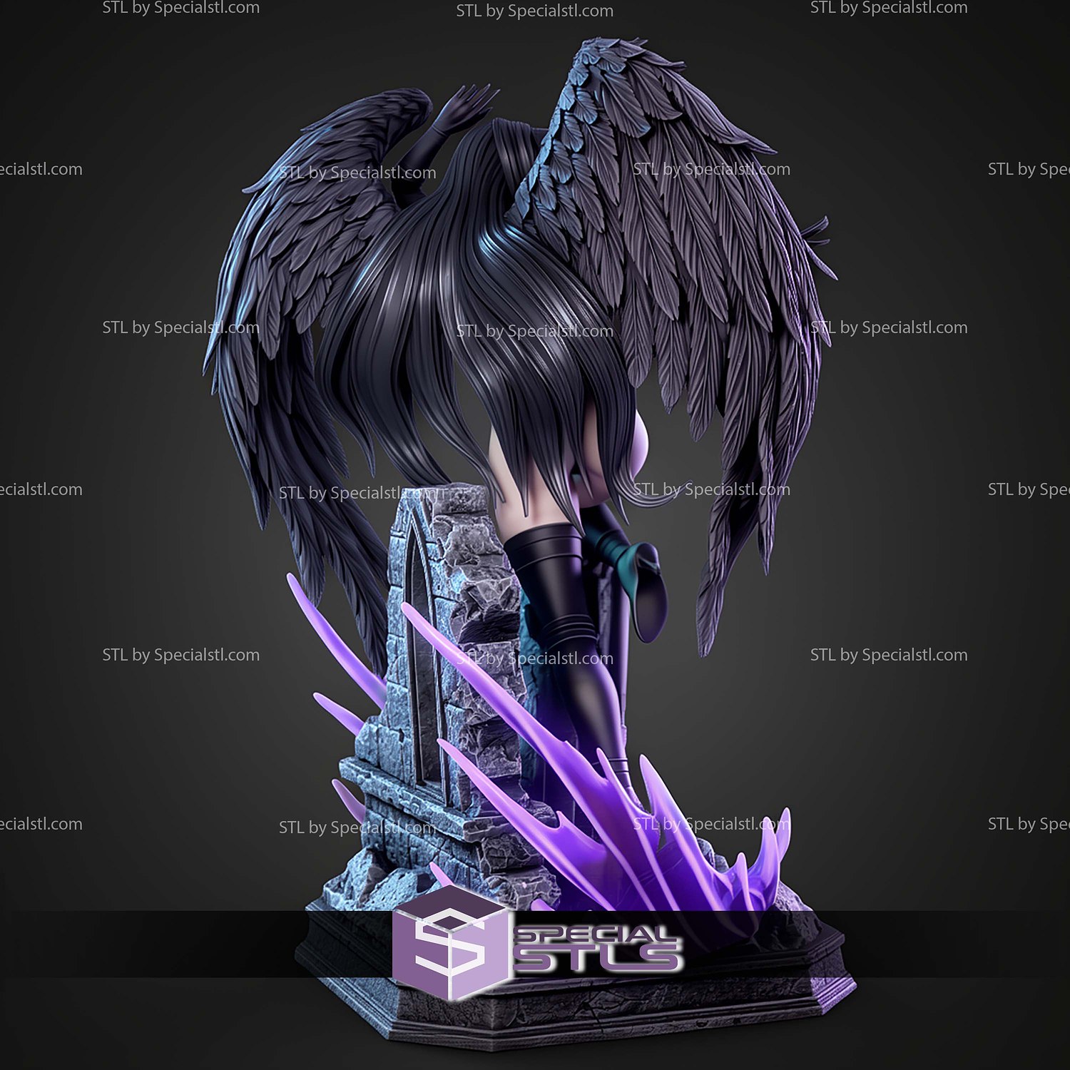 Raynare High School Dxd 1 6 STL Files 3D Model — view 5