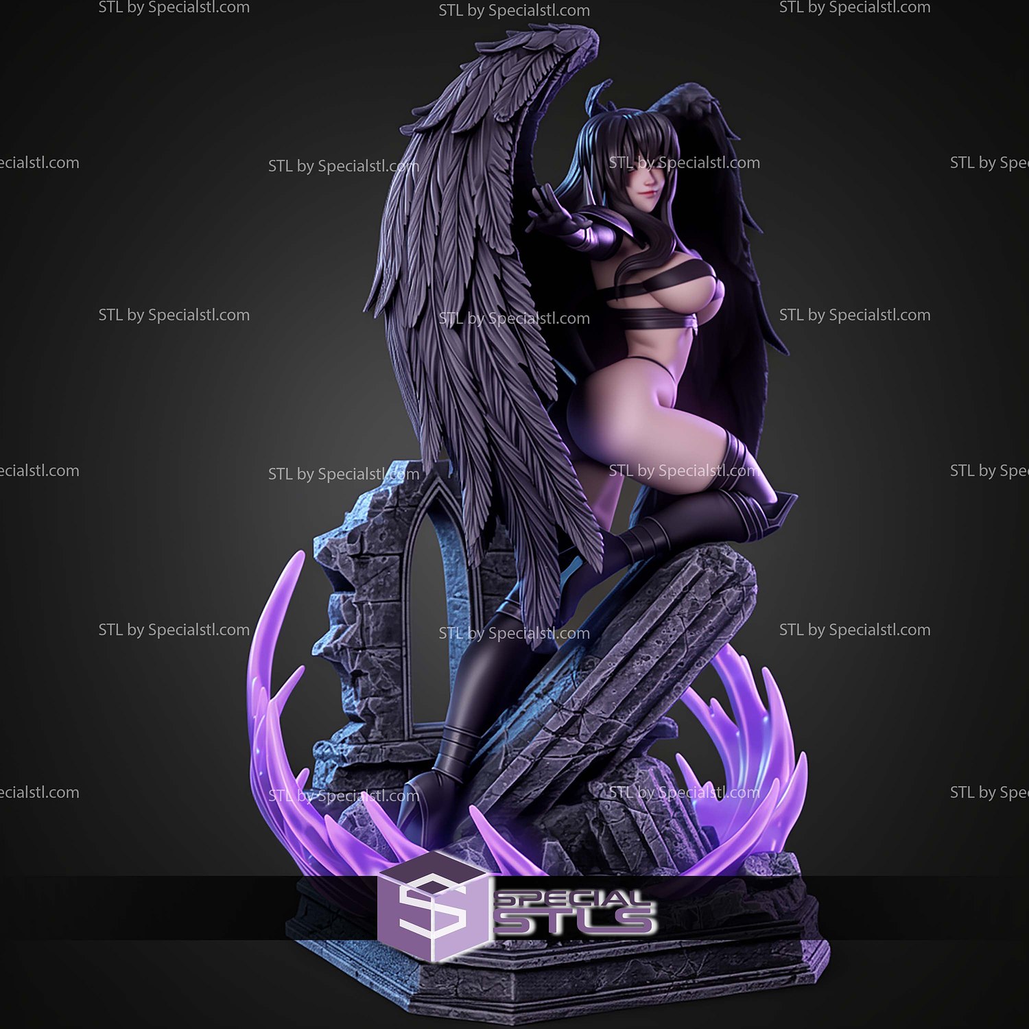 Raynare High School Dxd 1 6 STL Files 3D Model — view 6