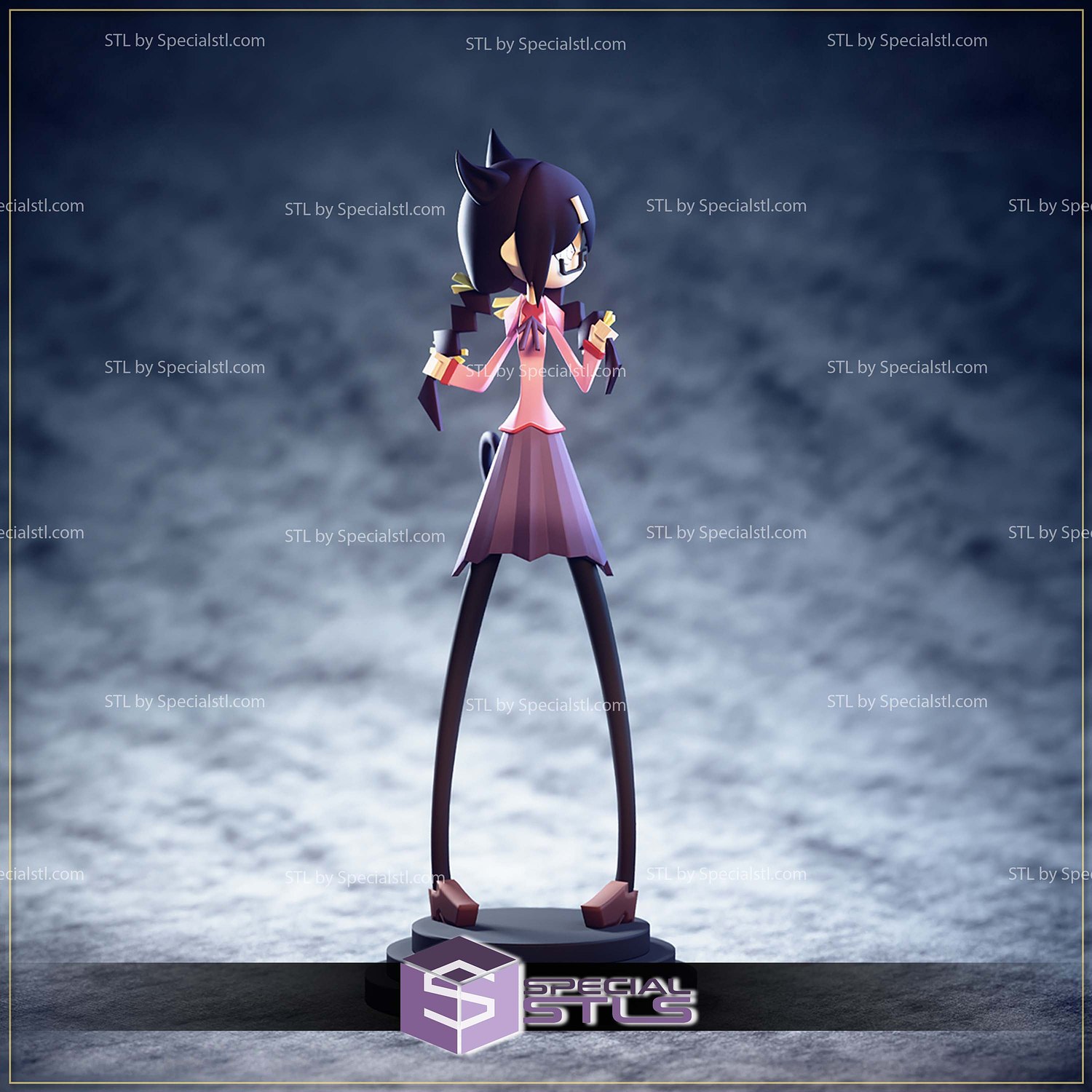 Hanekawa Tsubasa Hajime Ueda Version 3D Printer Files STL Model — view 2