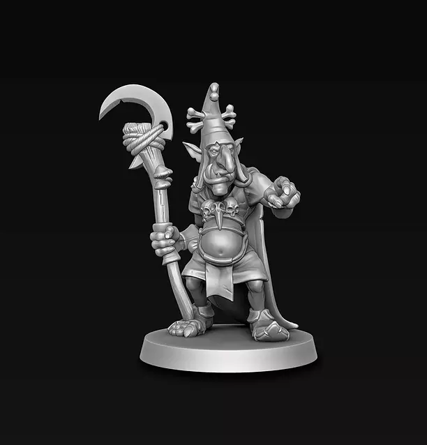Goblin wizard 3D STL Model