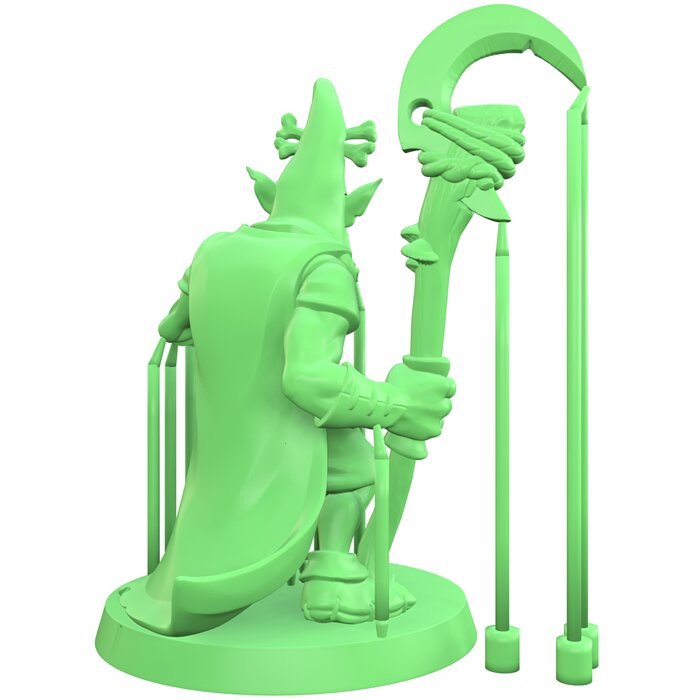 Goblin wizard 3D STL Model — view 6