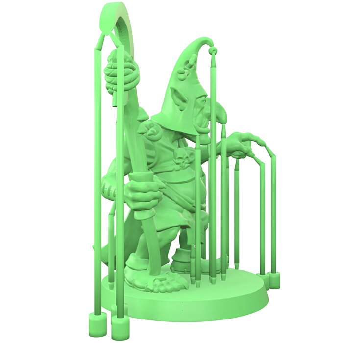 Goblin wizard 3D STL Model — view 7