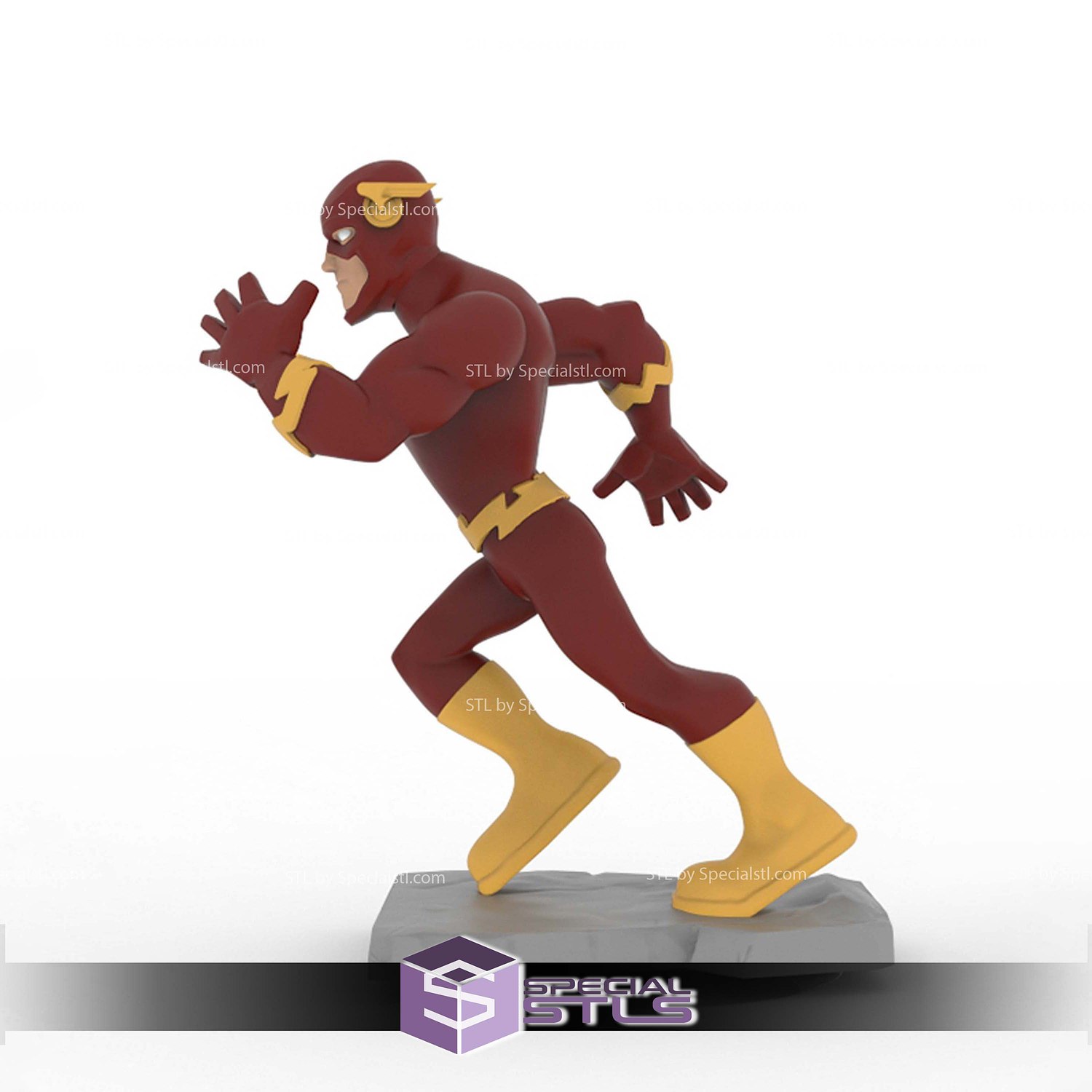 Disney Infinity Style STL Collection - Flash 3D Model — view 2
