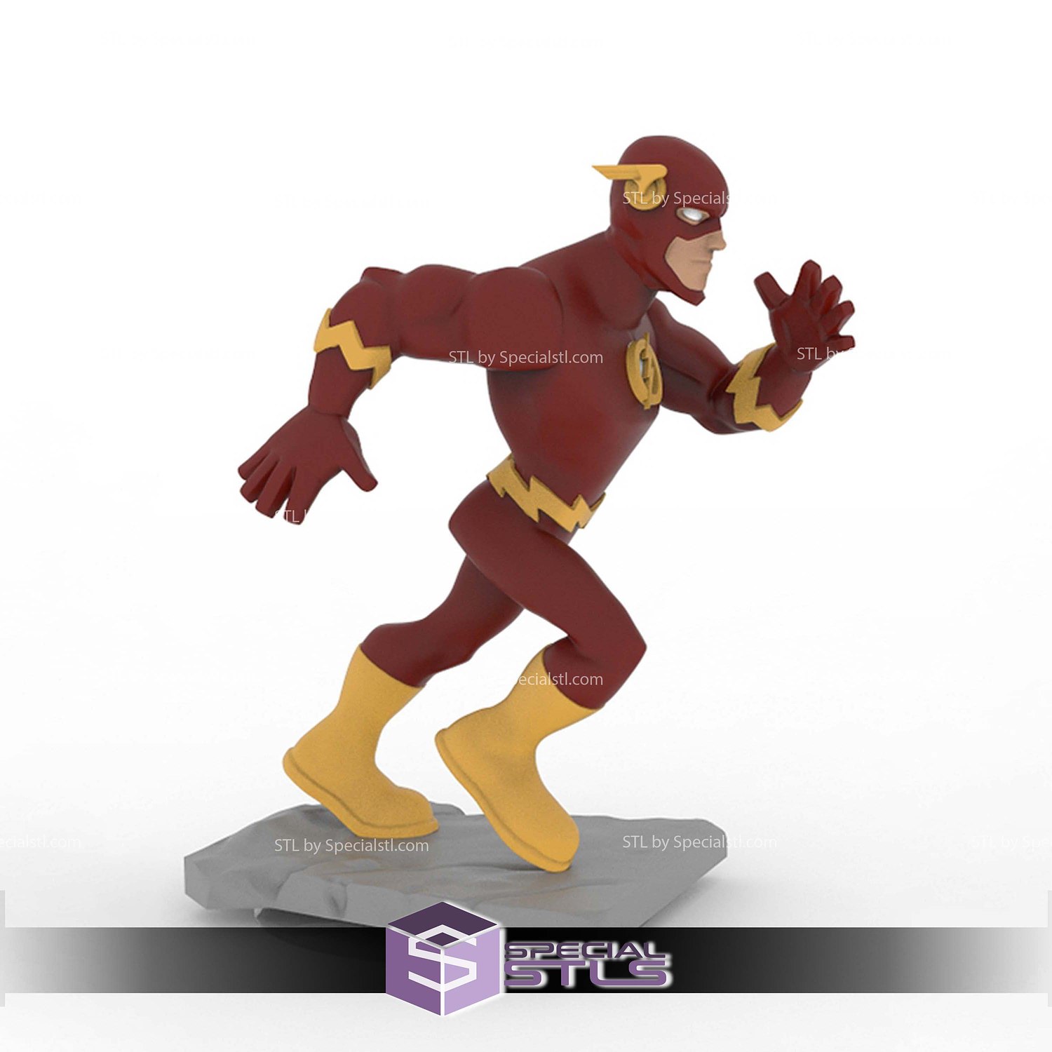 Disney Infinity Style STL Collection - Flash 3D Model — view 3