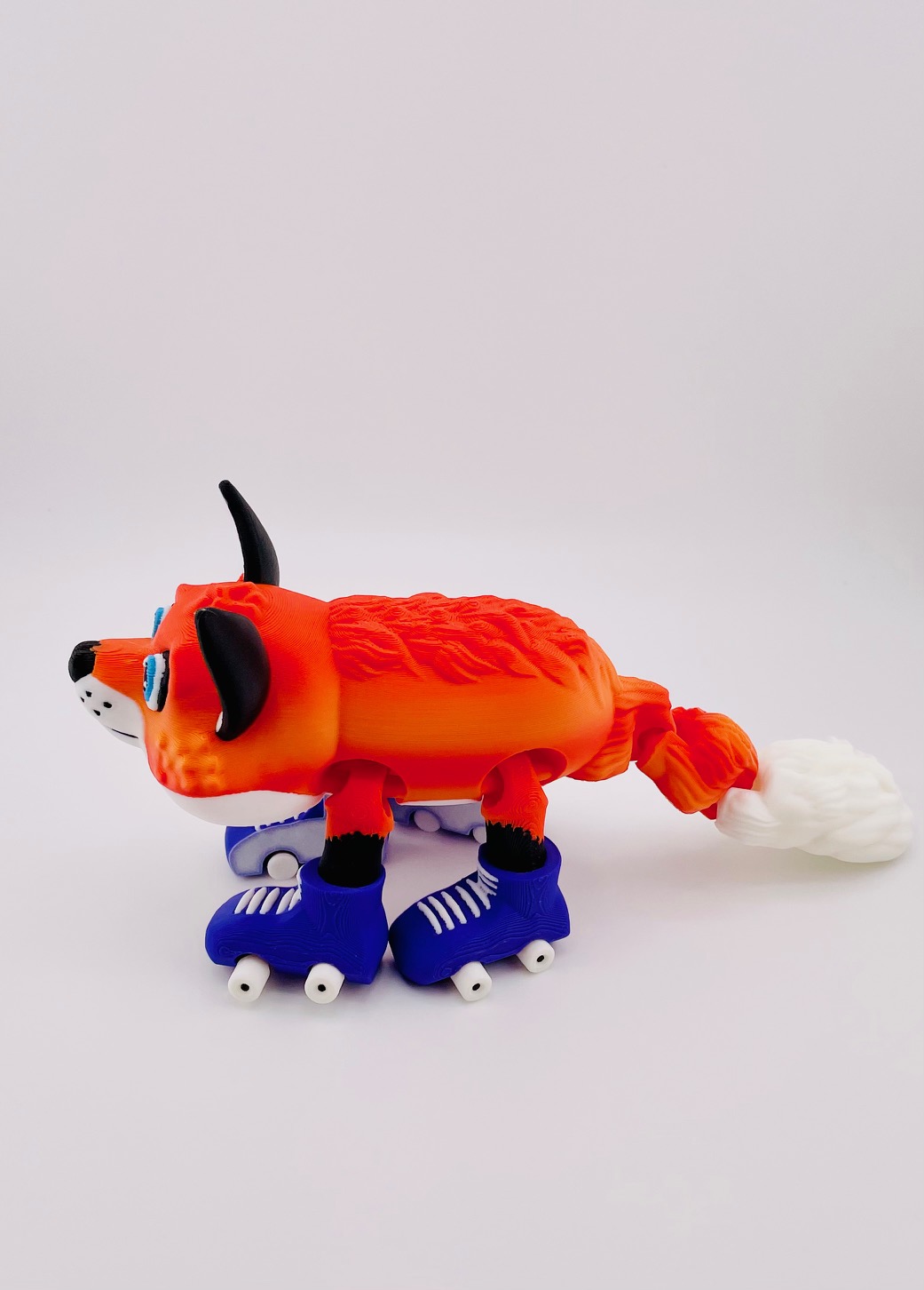 Fox Roller Skate Flexi 3D 3MF Model — view 5
