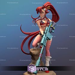 Yoko Littner Sniper and Guitar 3D Printer Files STL Model