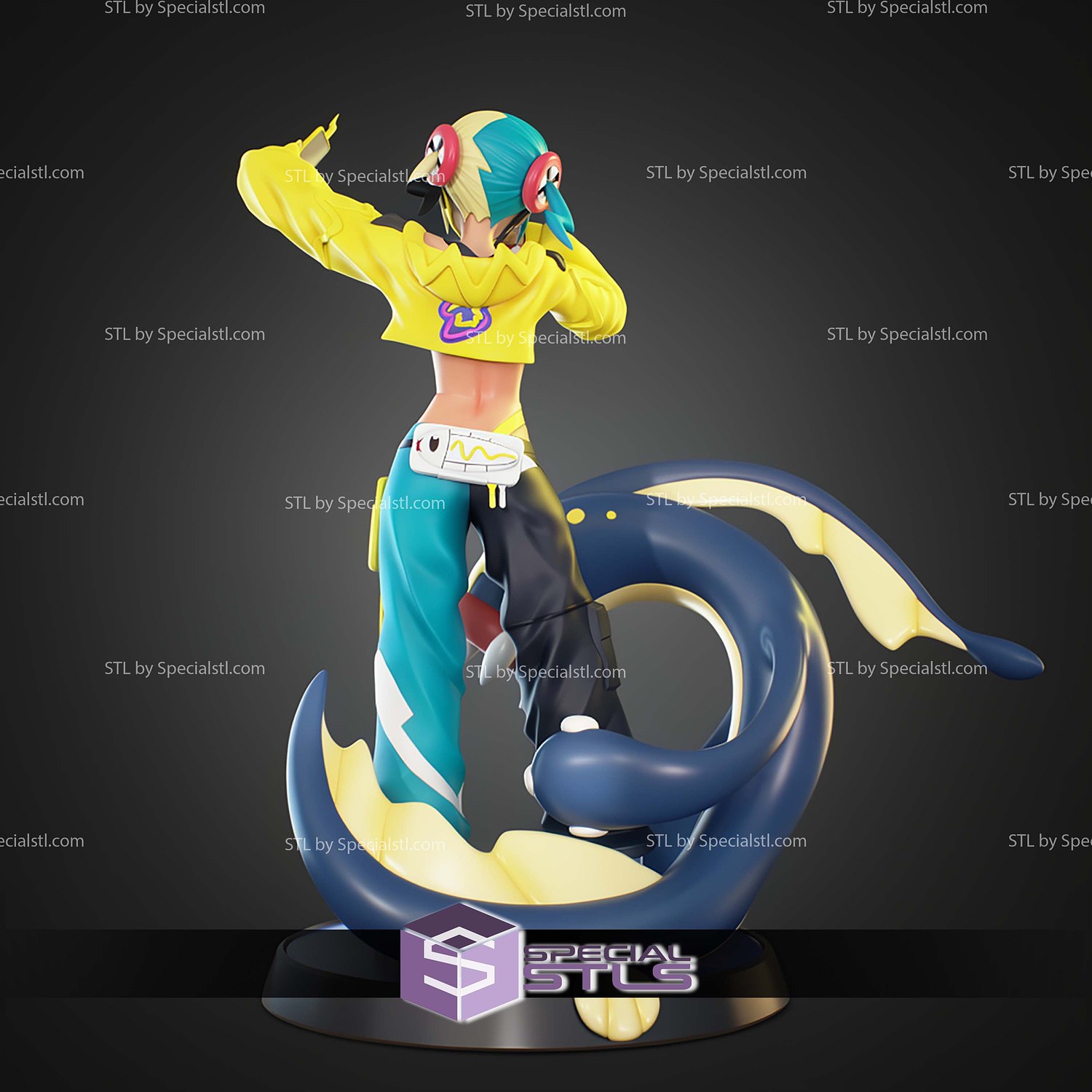 Canari Pokemon Legends STL Files 3D Model — view 3