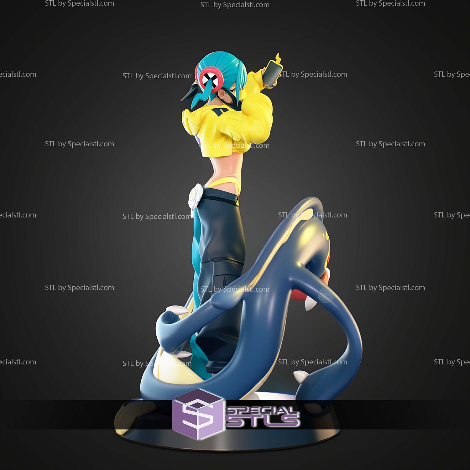 Canari Pokemon Legends STL Files 3D Model — view 4
