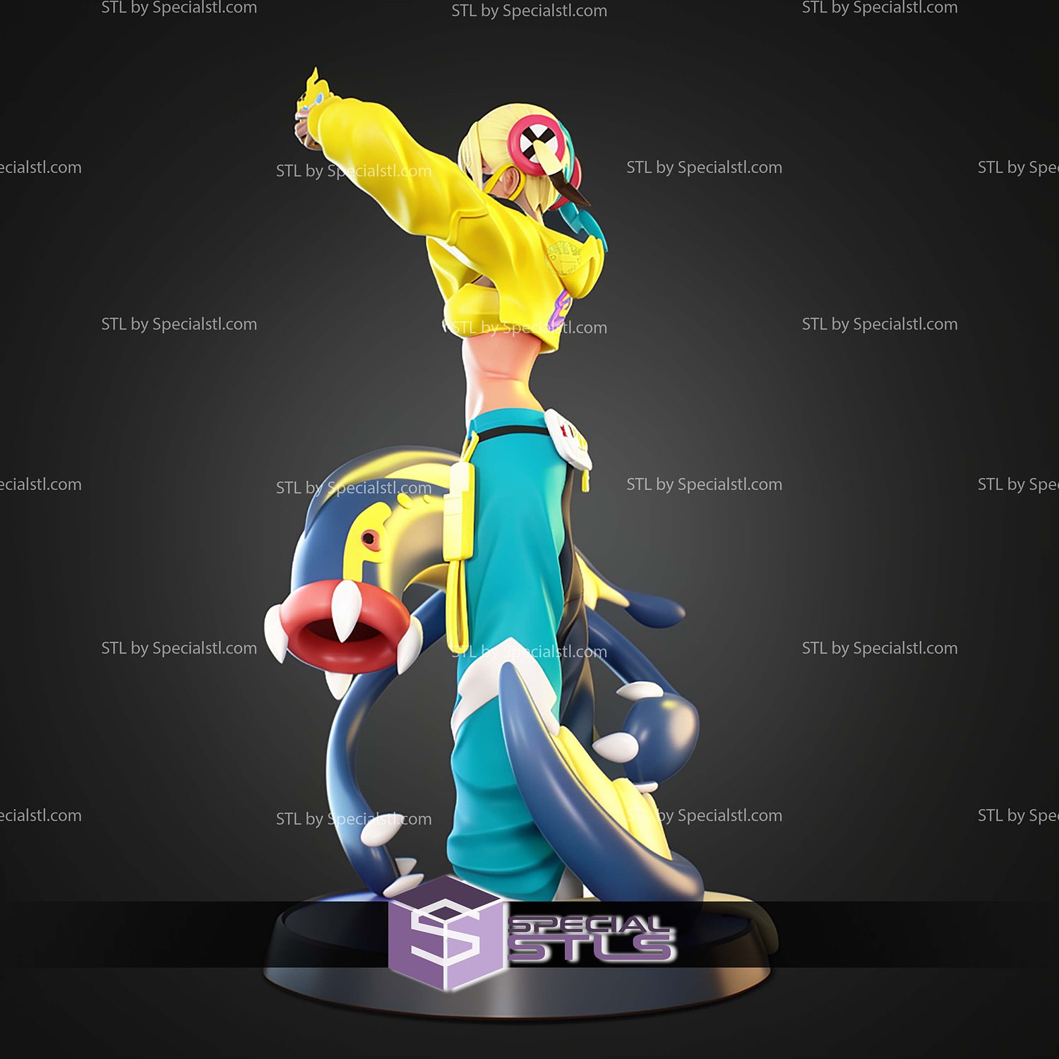 Canari Pokemon Legends STL Files 3D Model — view 6