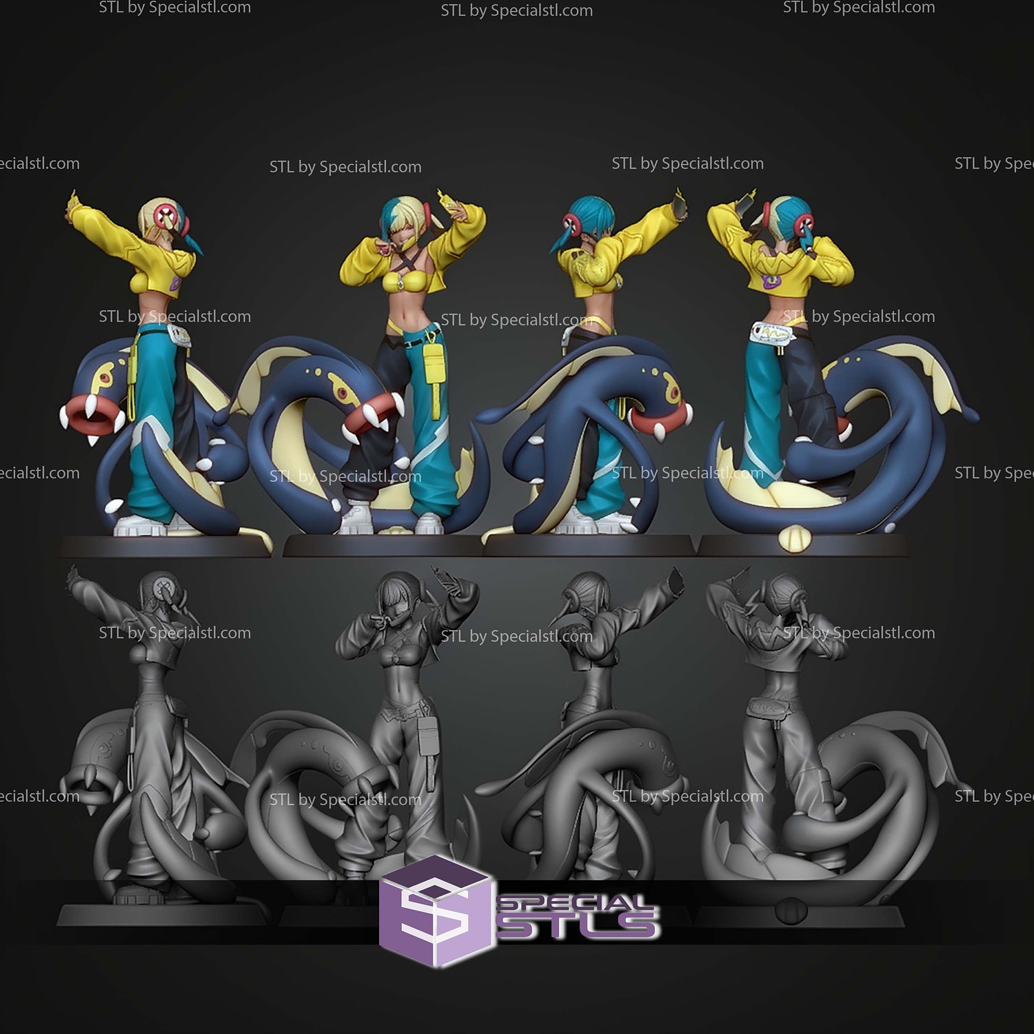 Canari Pokemon Legends STL Files 3D Model — view 7