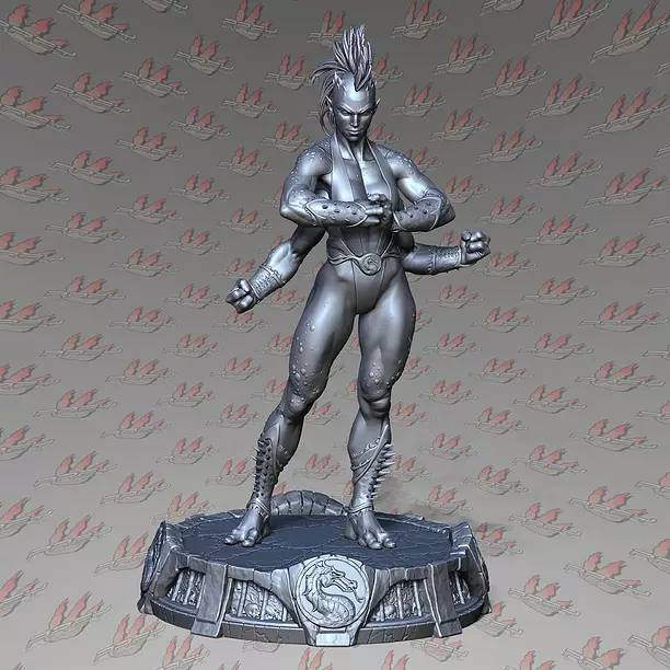 SHEEVA 32mm SCALE PRESUPPORTED 3D STL Model