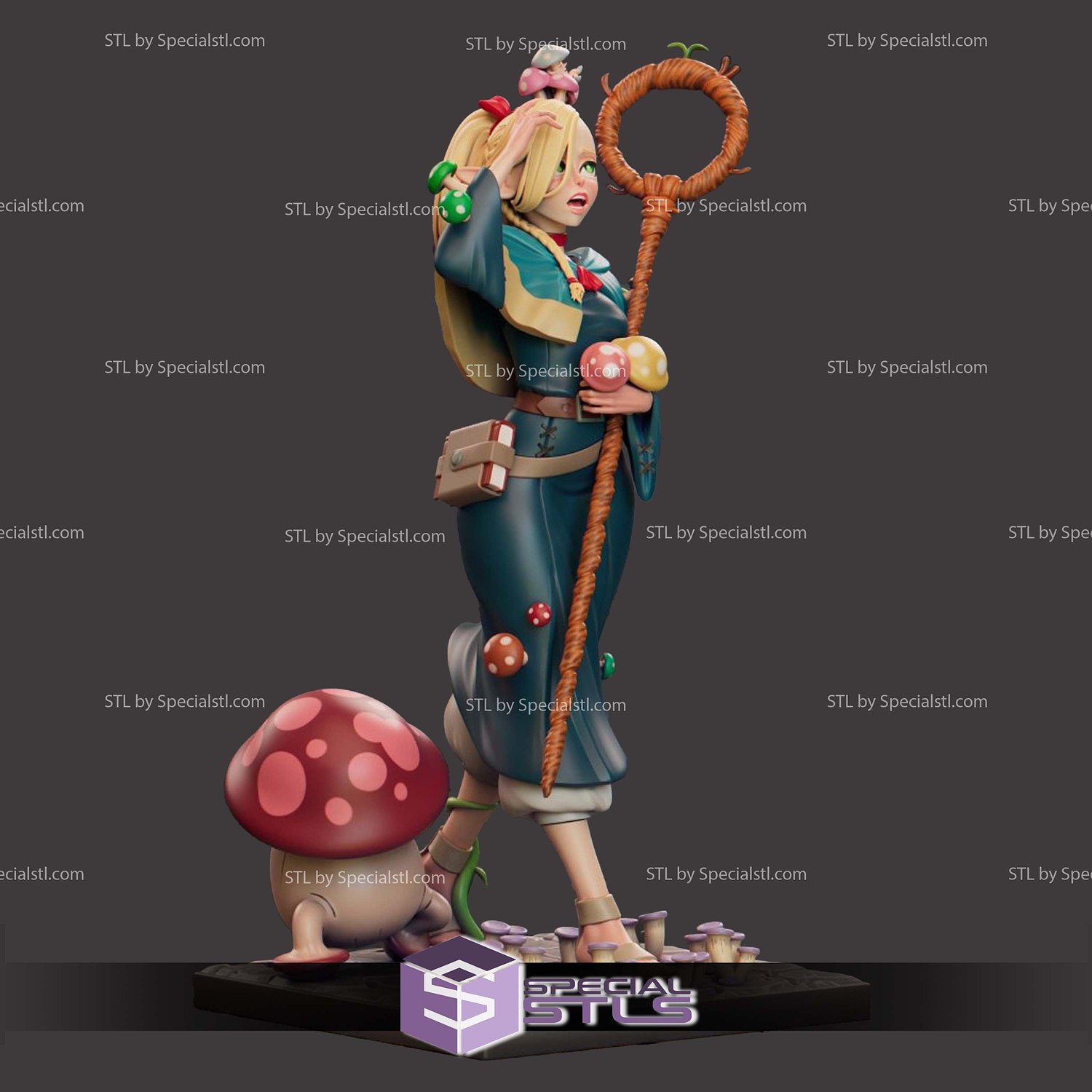Pin Up Girl Collection - Marcille 3D Printer Files STL Model — view 2