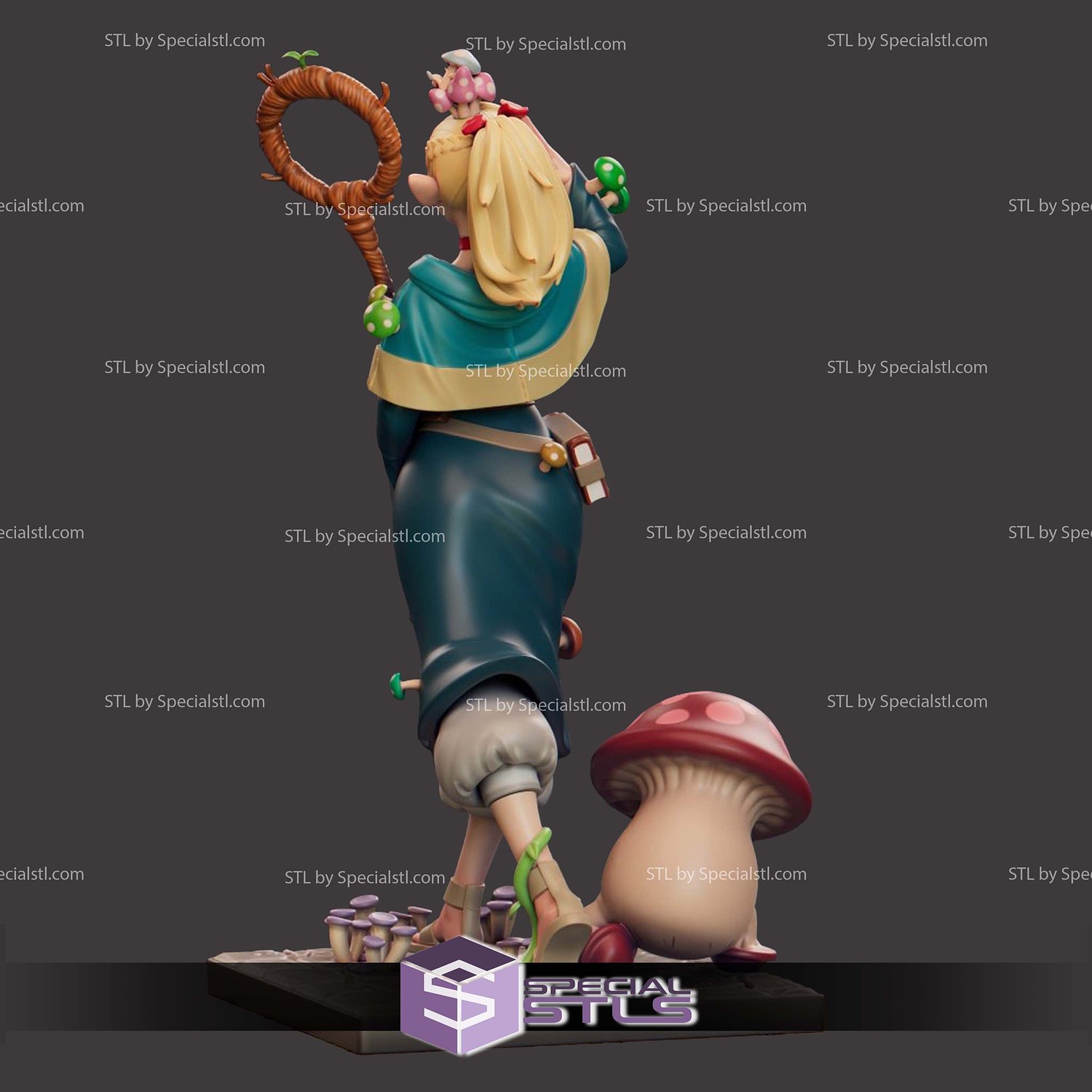 Pin Up Girl Collection - Marcille 3D Printer Files STL Model — view 3