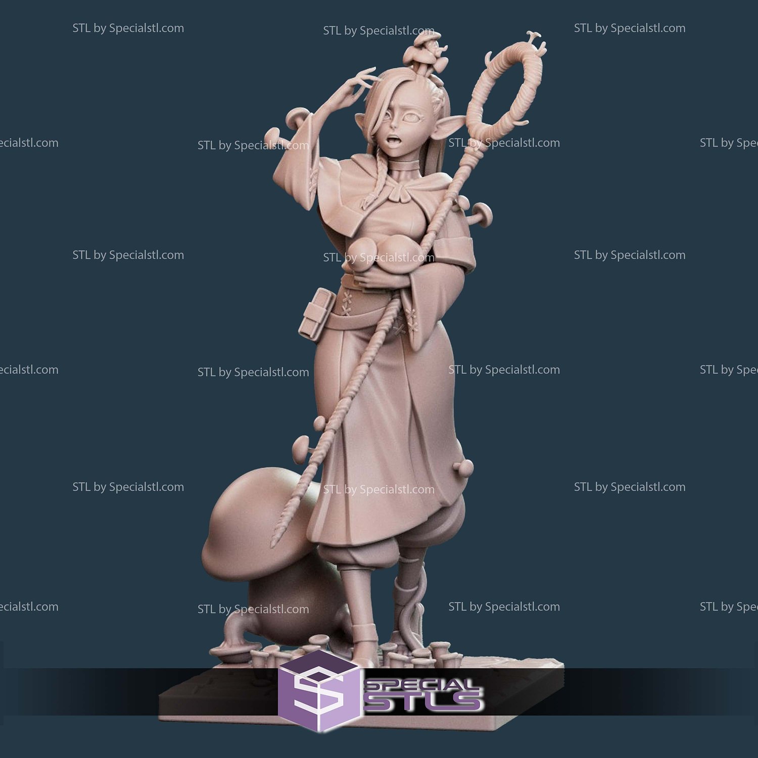 Pin Up Girl Collection - Marcille 3D Printer Files STL Model — view 6