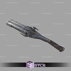 Cosplay STL Files Doom Dark Ages Shotgun 3D Model