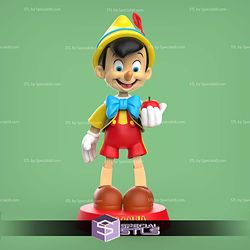 Pinocchio Sculptures 3D Printing STL Model