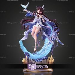 Columbina Genshin Impact 346mm STL Files 3D Model