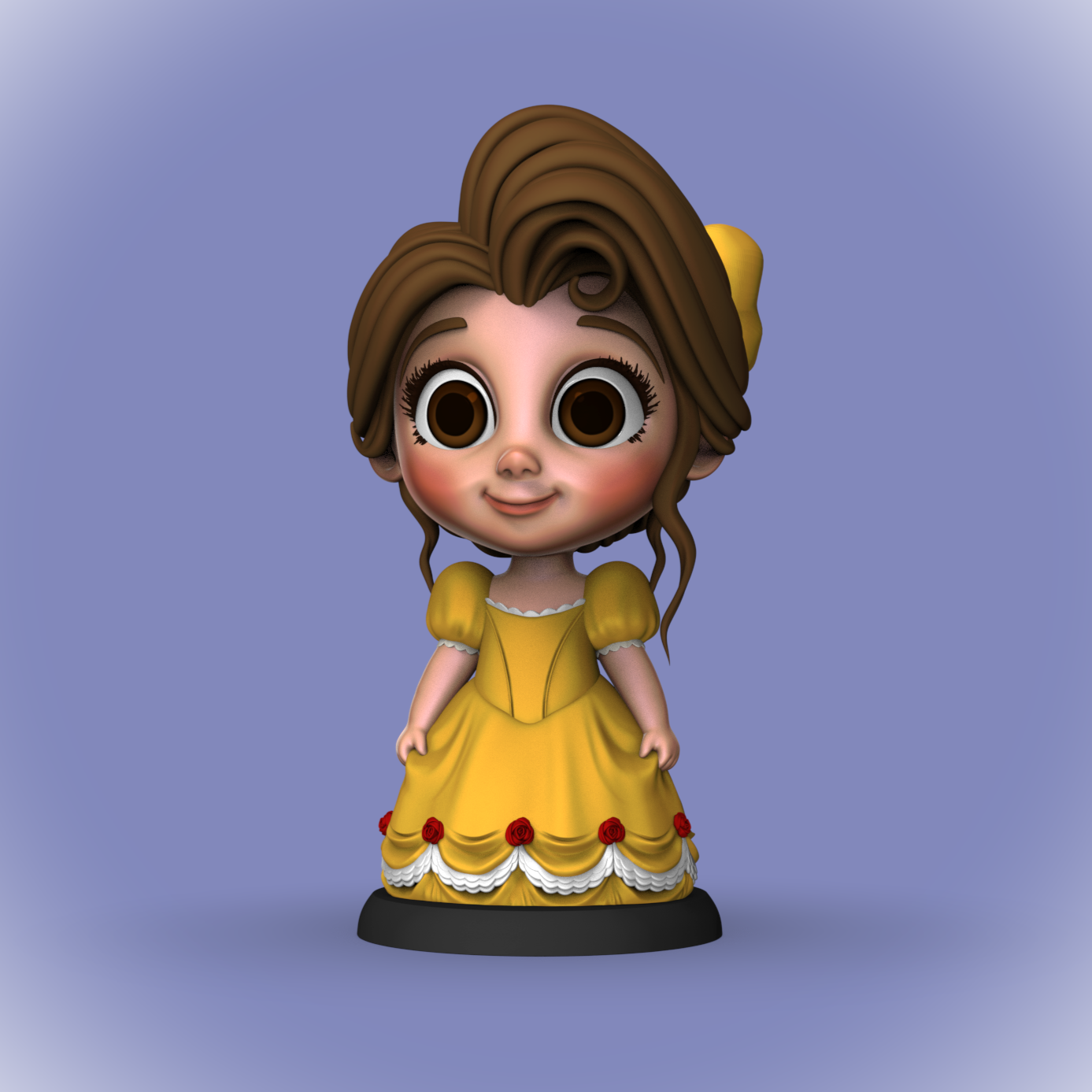 Belle- "Fairytale Tots" 3D STL Model