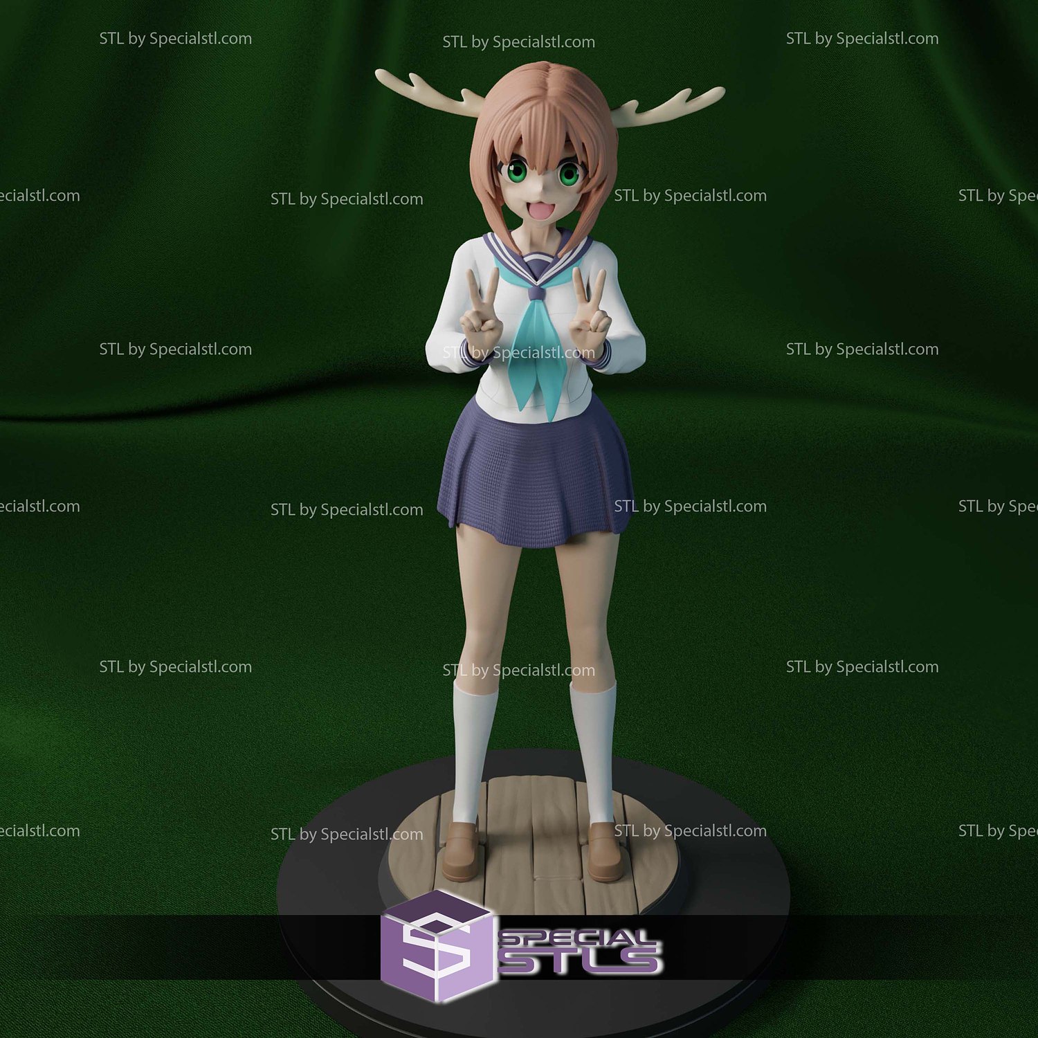 My Deer Friend Nokotan Shikanoko 3D Printer Files STL Model — view 5