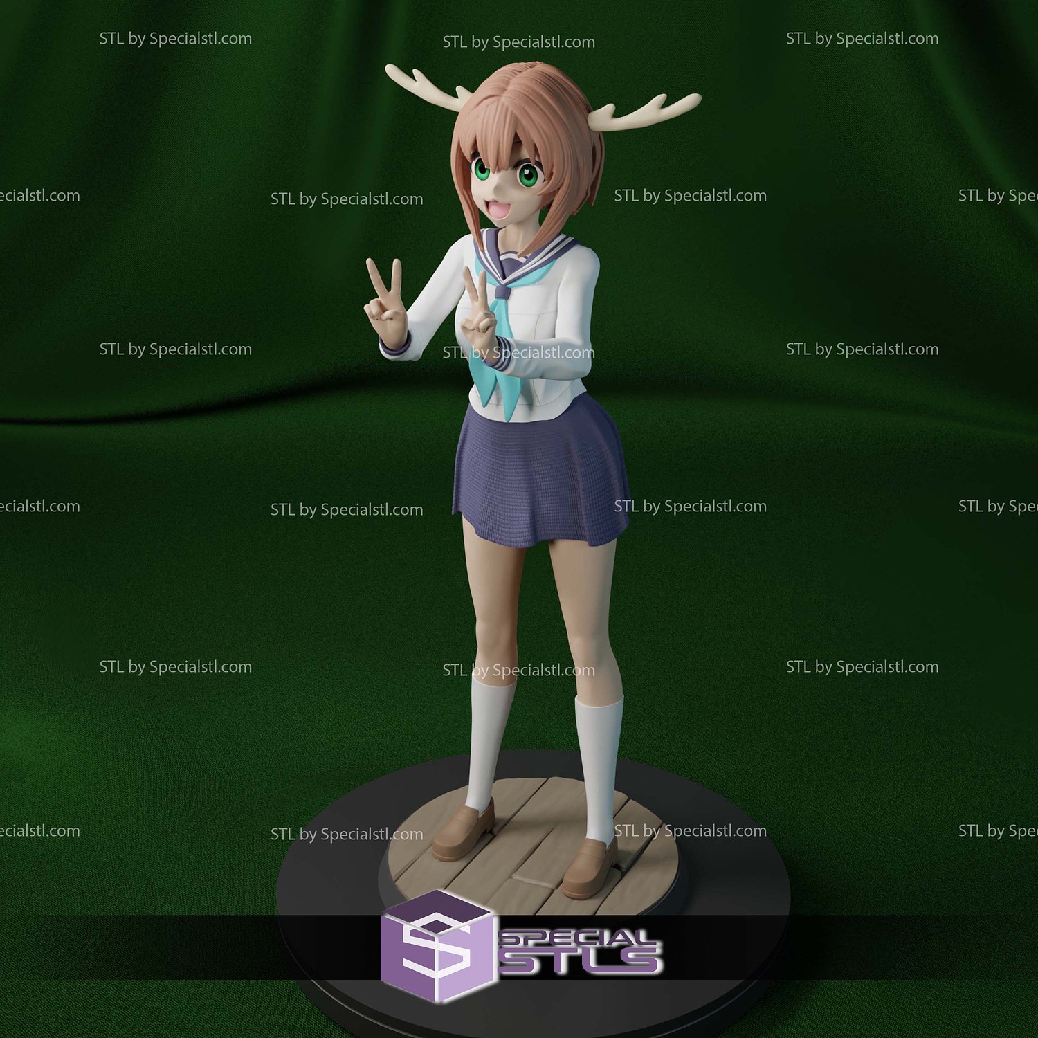 My Deer Friend Nokotan Shikanoko 3D Printer Files STL Model — view 6