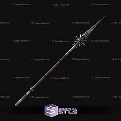 Cosplay STL Files Shadowhearts Spear of Night 3D Model