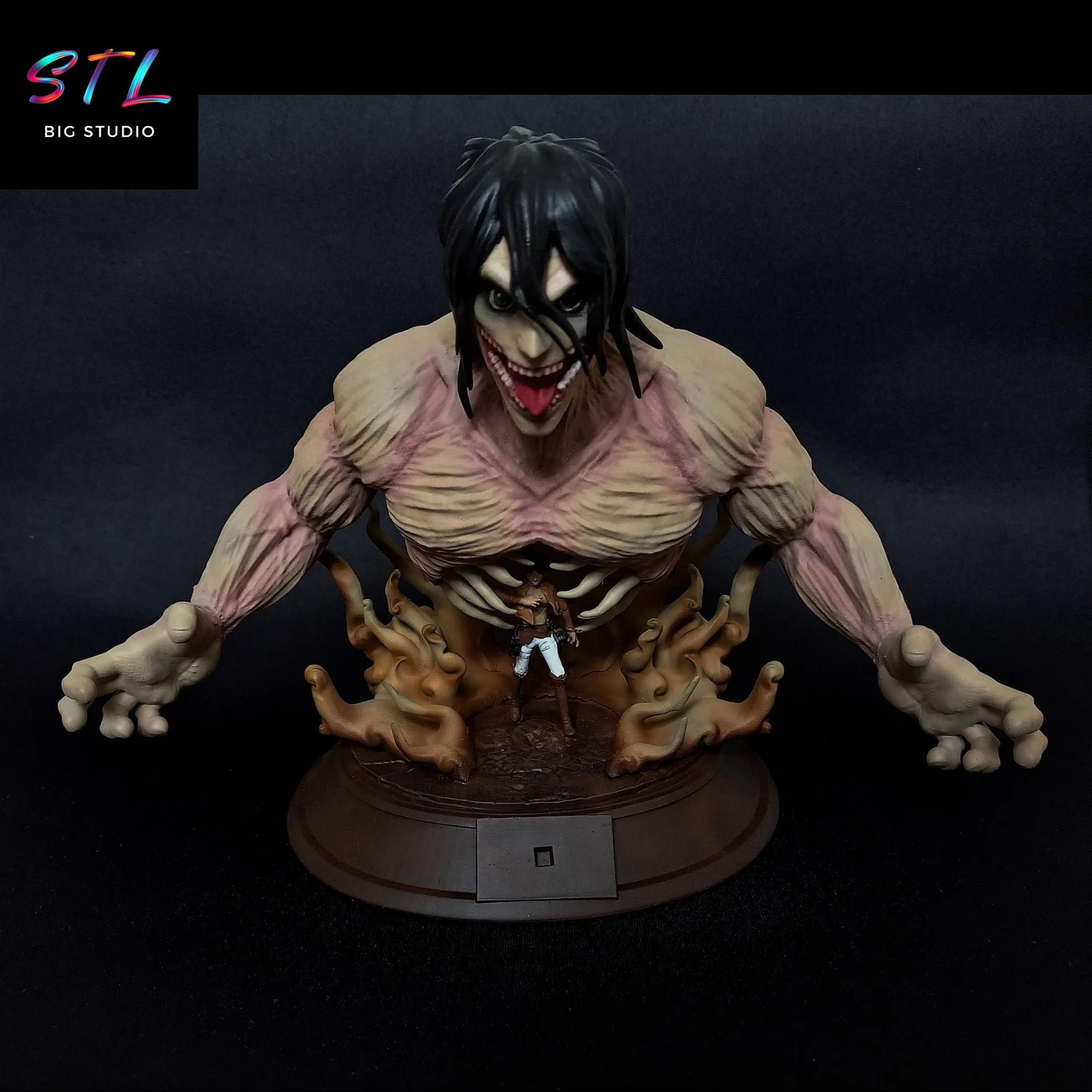 Eren Yeager Attack Titan STL | Attack on Titan | 3D Printable Model Model