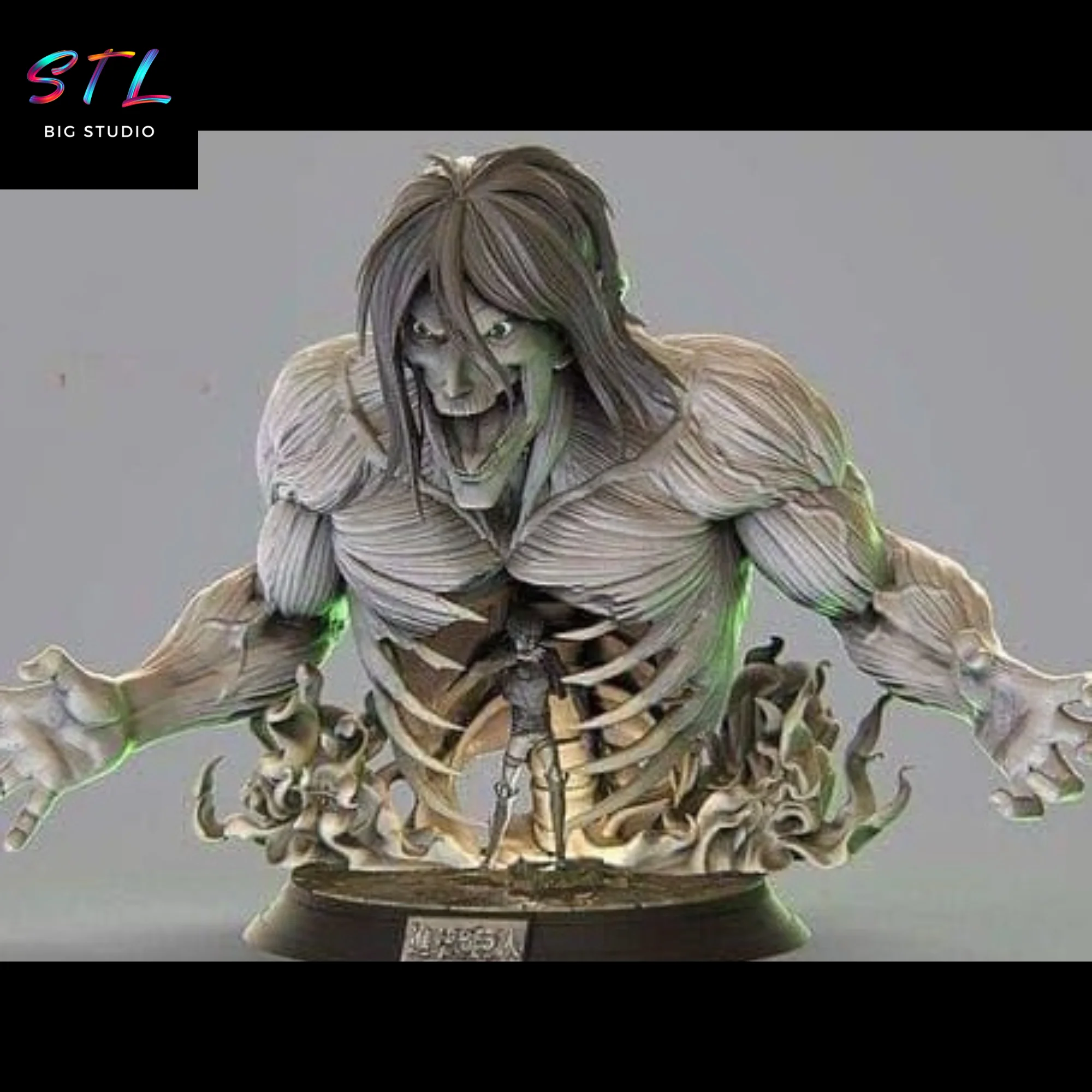 Eren Yeager Attack Titan STL | Attack on Titan | 3D Printable Model Model — view 3