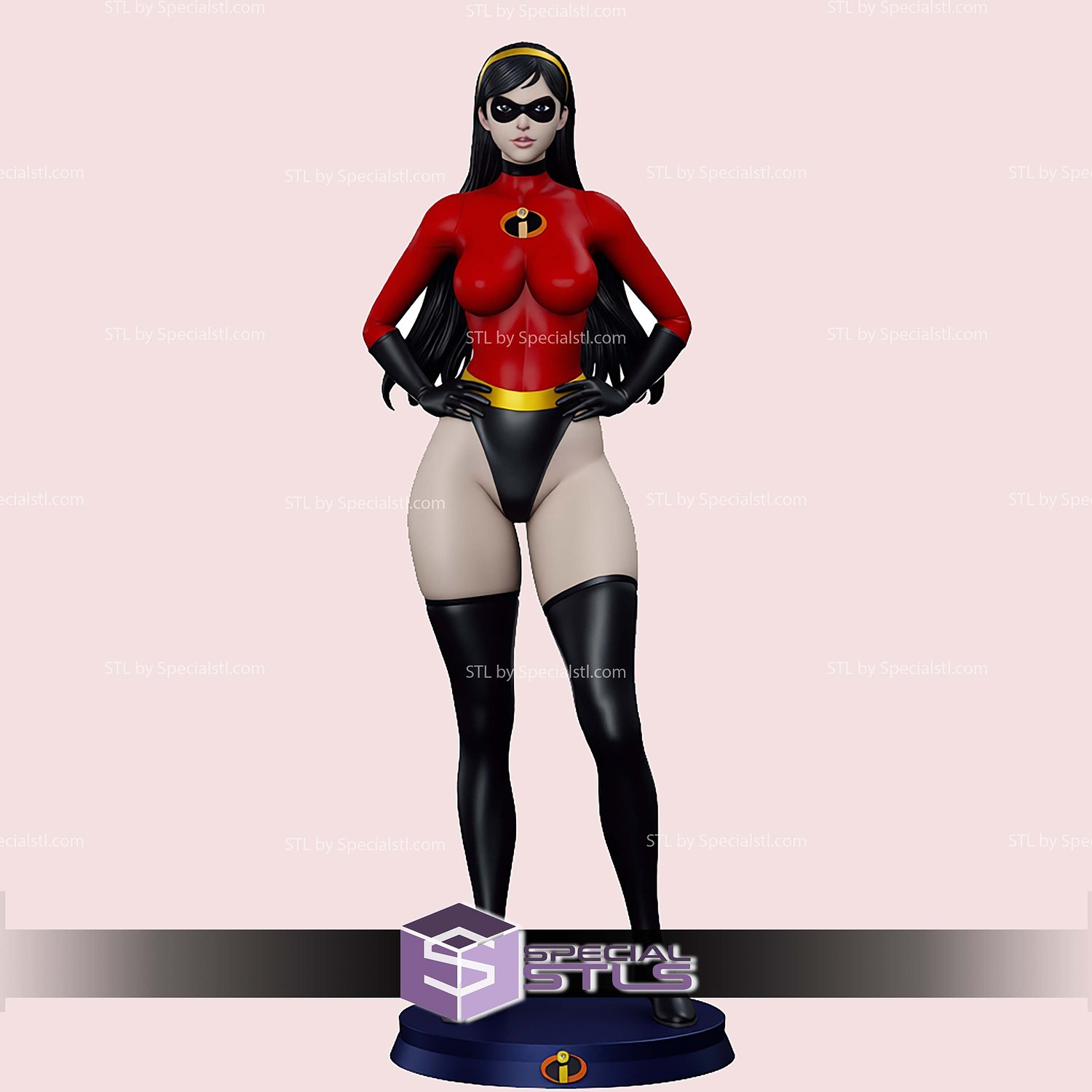 Violet Parr The Incredibles STL Files 3D Model — view 5