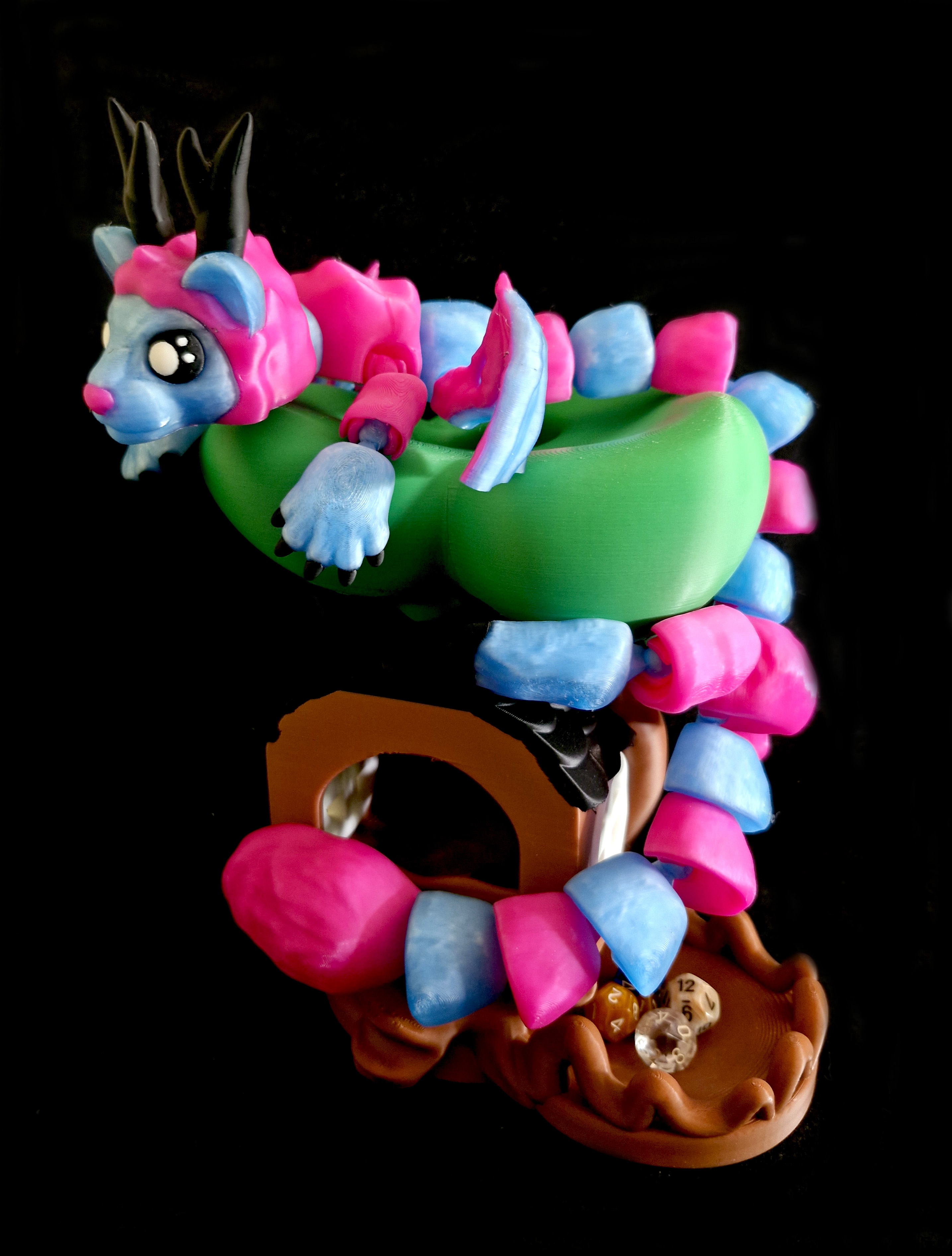 Forest Spirit Build-a-Dragon (Personal Use) 3D STL Model — view 5