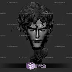 Custom Head STL Ninja Scroll Jubei 3D Model