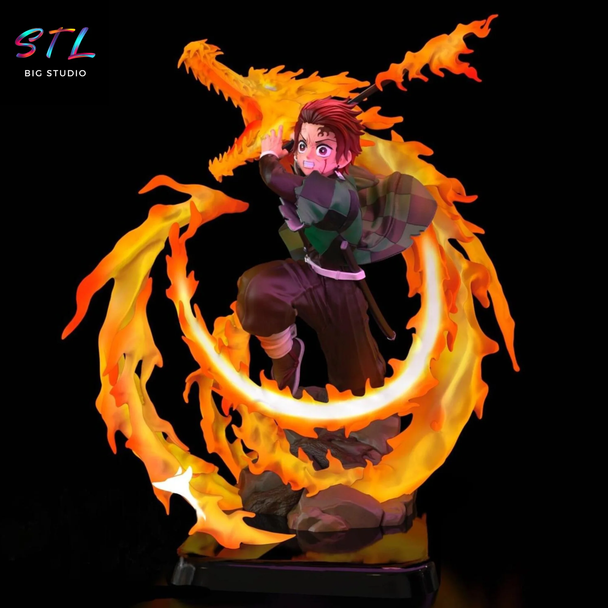 Tanjiro Kamado STL | Kimetsu no Yaiba | 3D Printable Figure Model