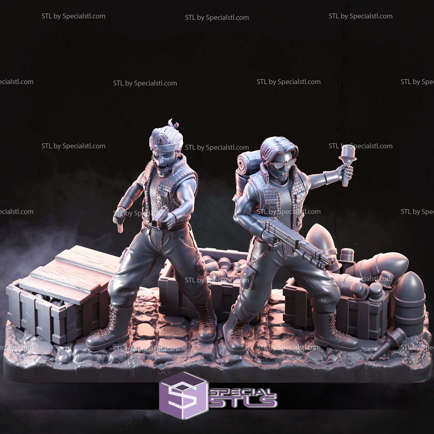 Marco Rossi and Tarma Roving Metal Slug STL Printer Files 3D Model — view 2