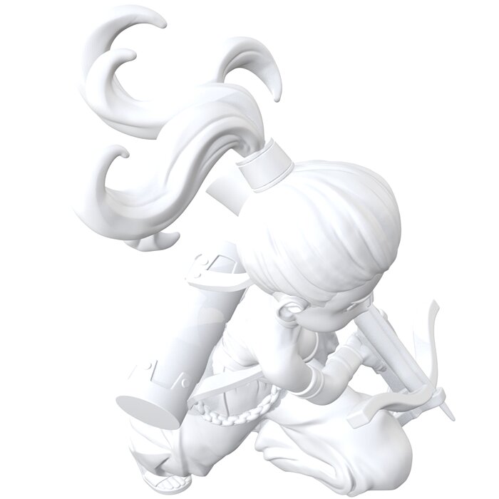 Marle Dragon Quest Akira Toriyama 32mm Pre-supported 3D STL Model — view 5