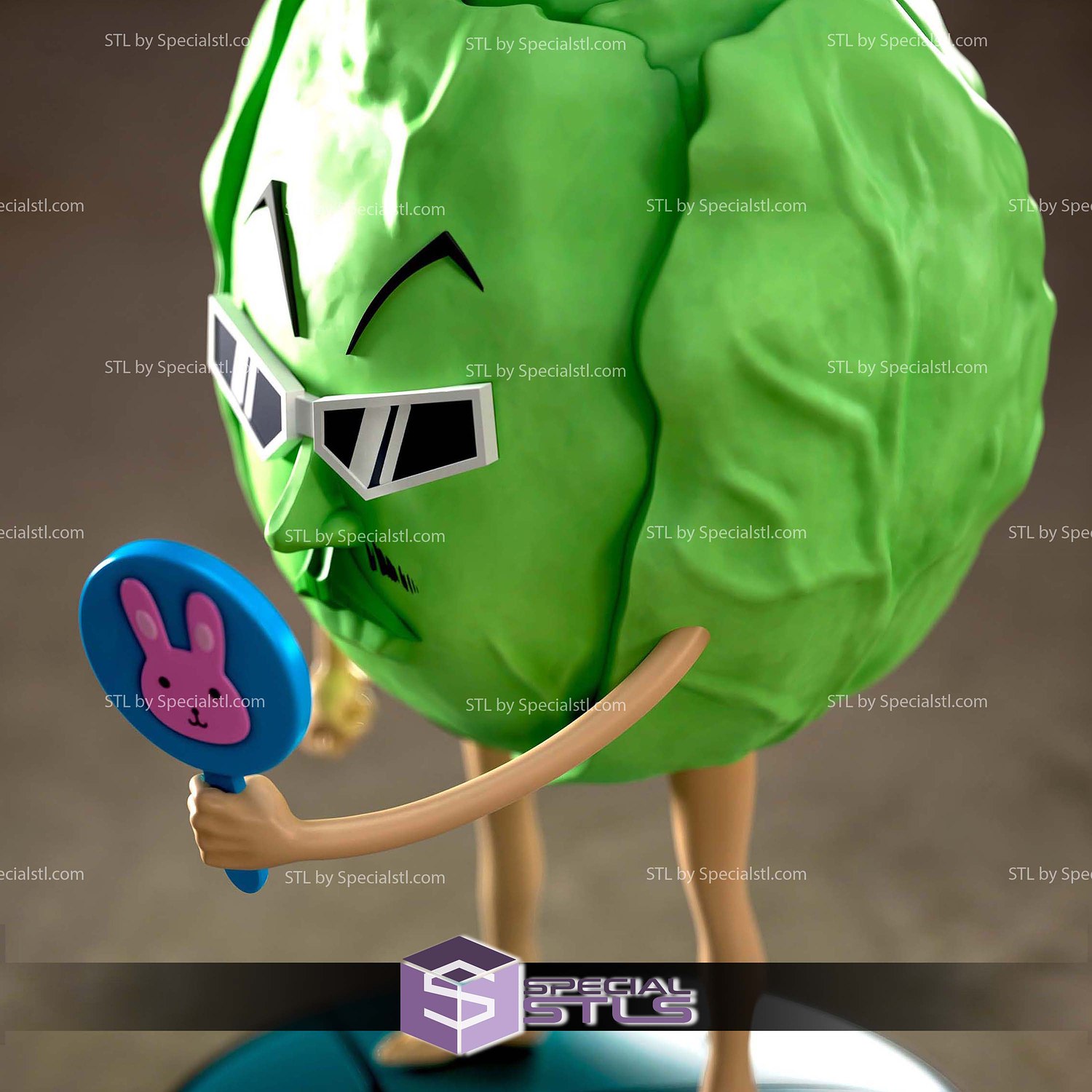 Bobobo Cabbage 3D Printer Files STL Model — view 2