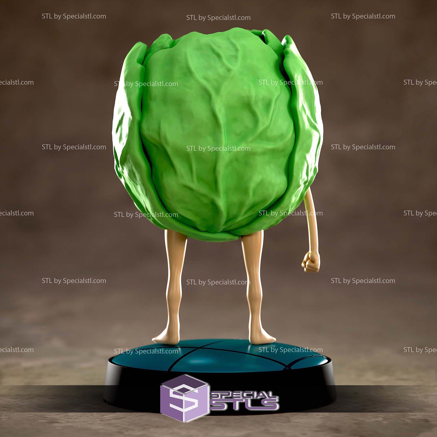 Bobobo Cabbage 3D Printer Files STL Model — view 5
