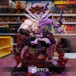 Mahoraga Fire Diorama STL Files 3D Model