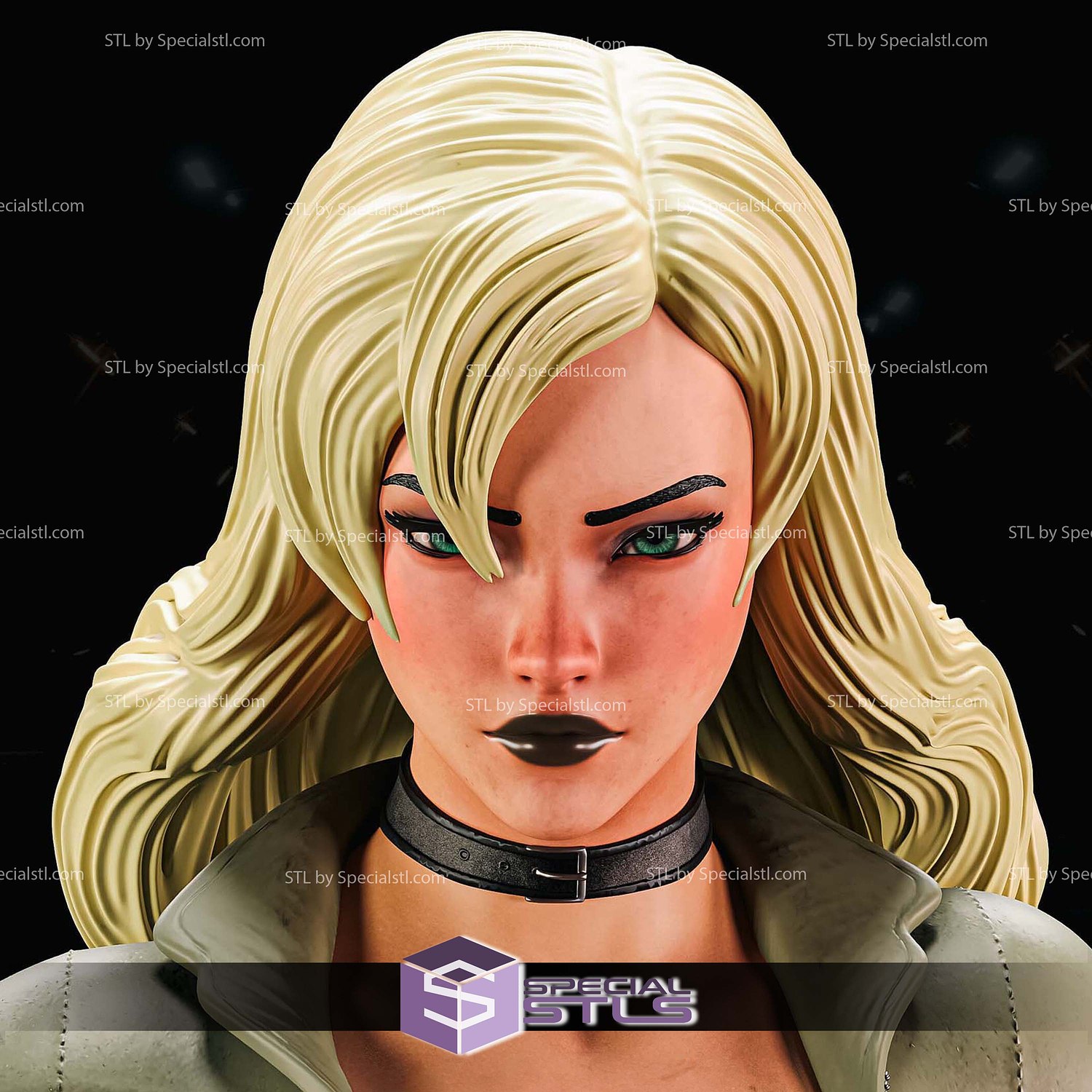 Sniper Wolf Metal Gear Solid Sitting STL Files 3D Model — view 2